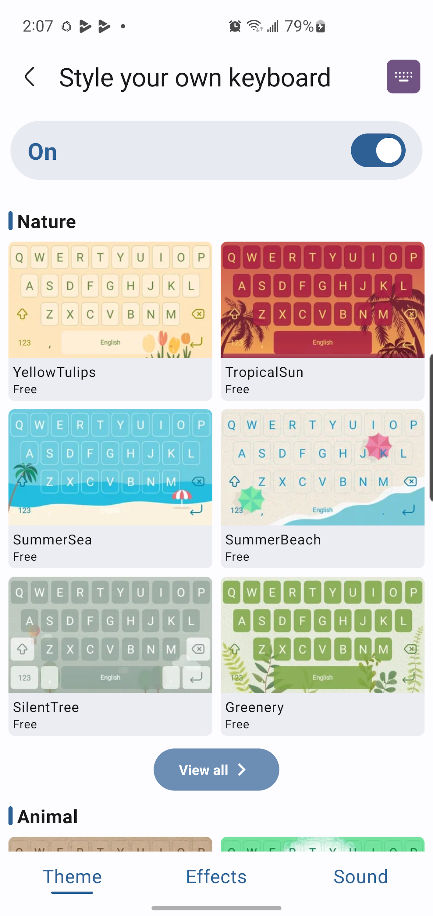 اسکرین شات 5 برنامه Keys Cafe - Make your keyboard
