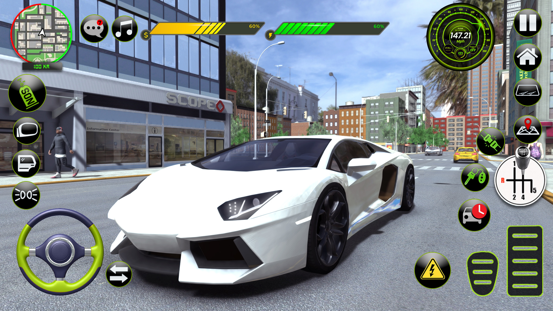 اسکرین شات 3 بازی Car Game Simulator Racing Car