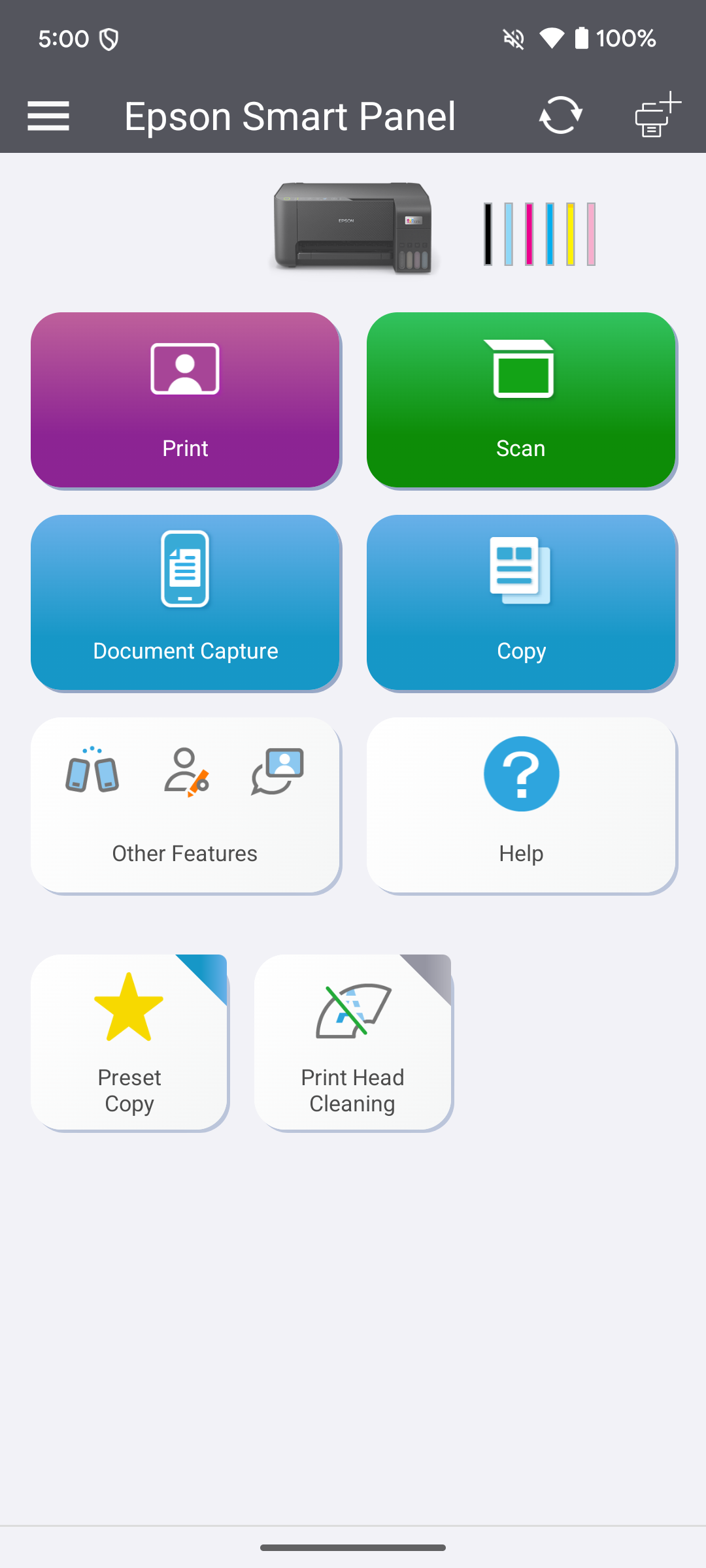 اسکرین شات 2 برنامه Epson Smart Panel