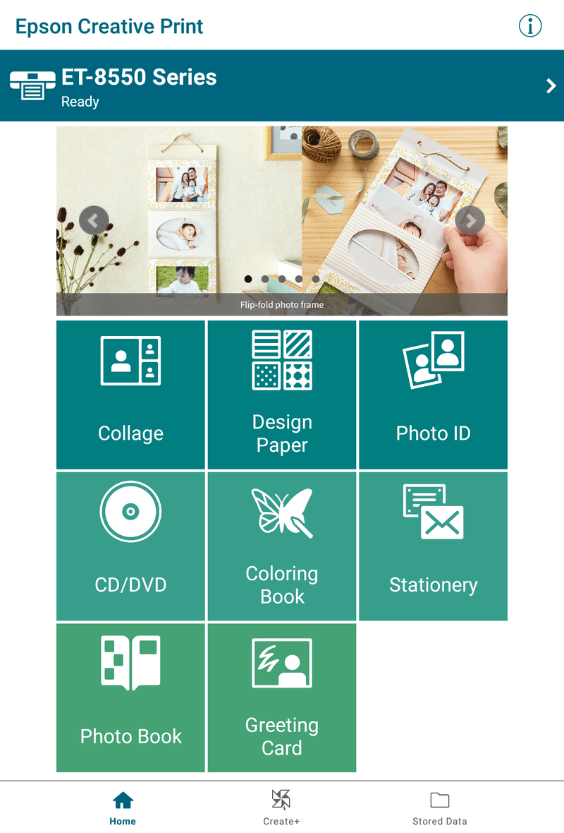 اسکرین شات 1 برنامه Epson Creative Print