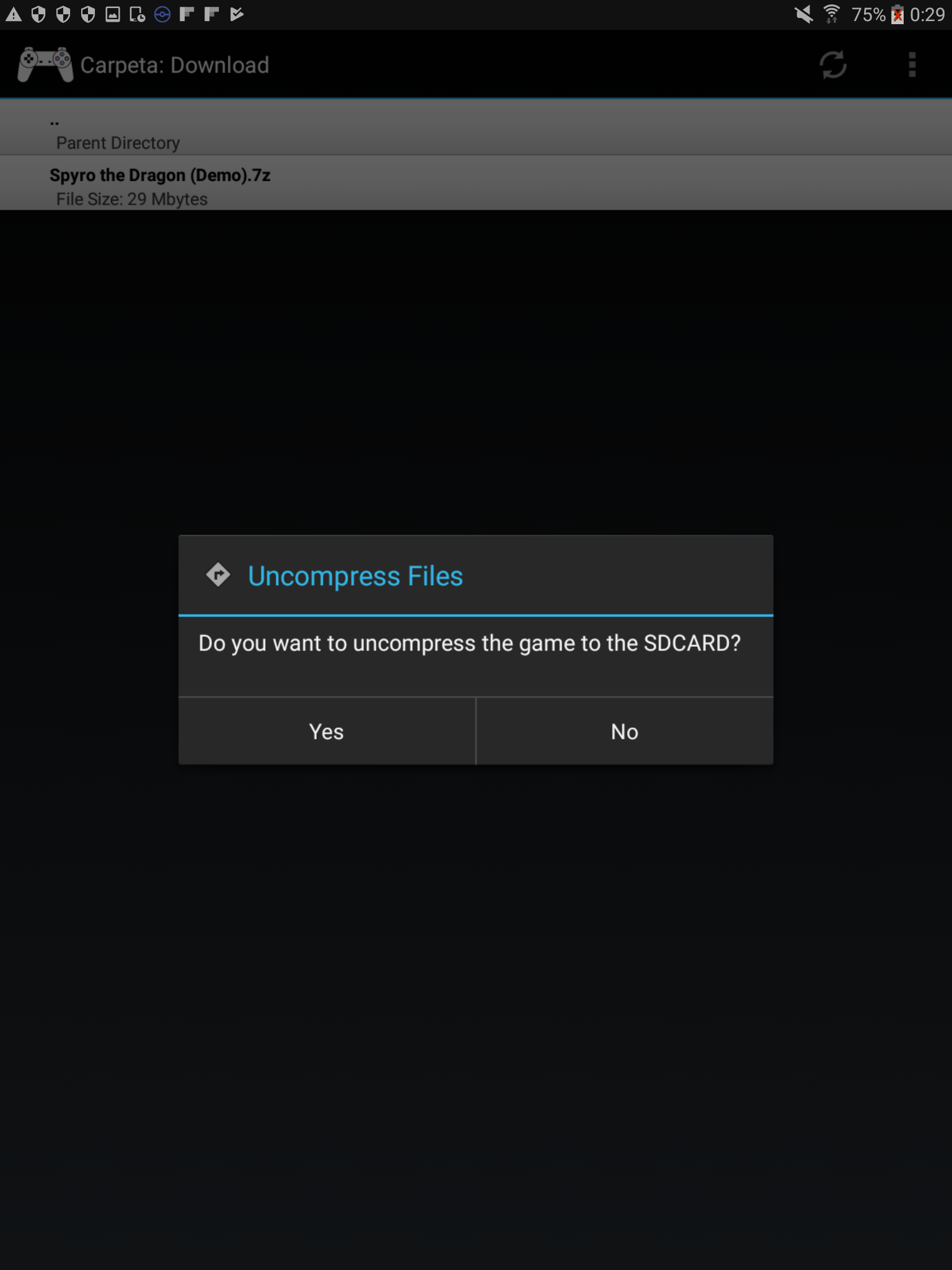 اسکرین شات 1 بازی ePSXe sevenzip Plugin