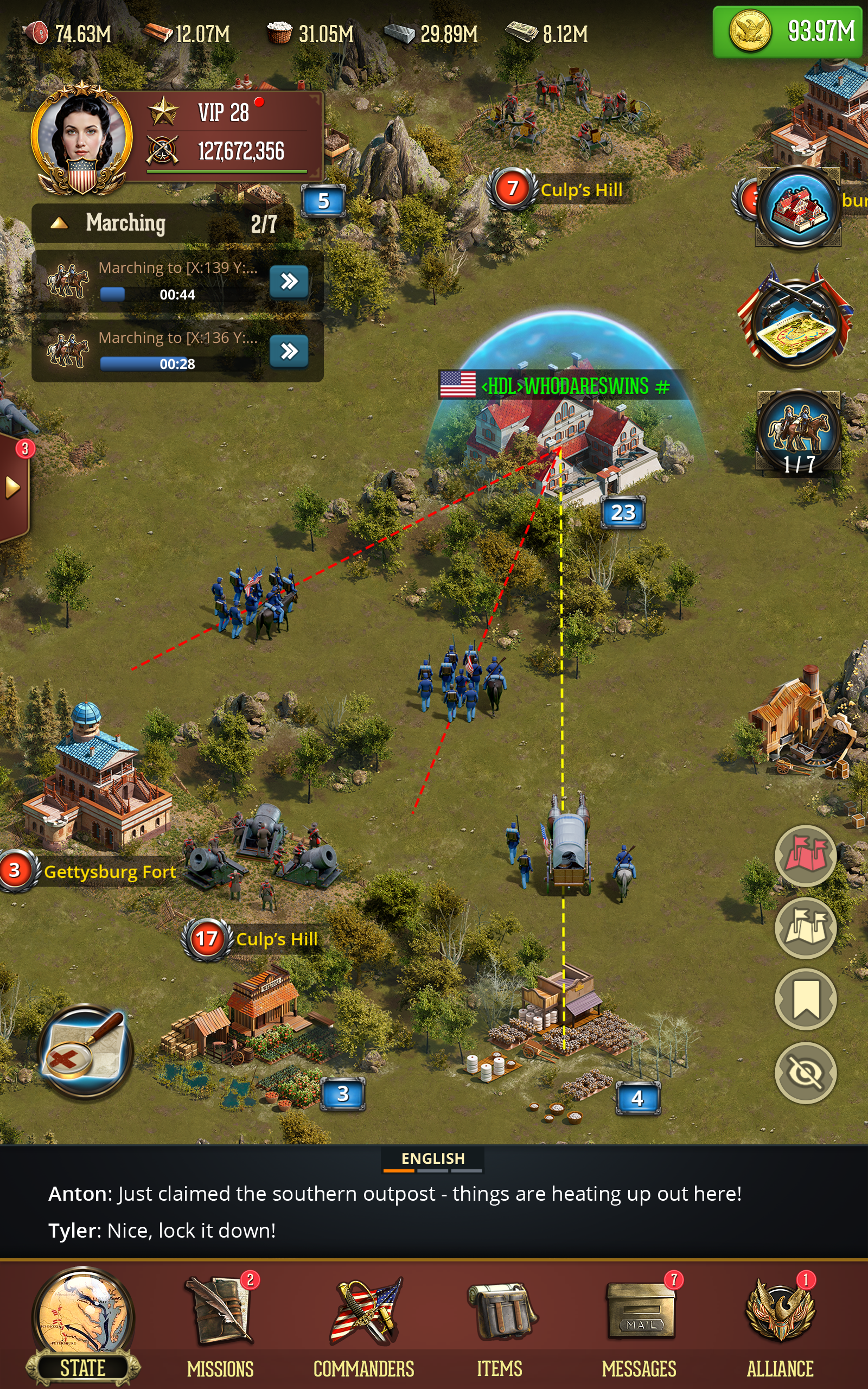 اسکرین شات 7 بازی War and Peace: Civil War