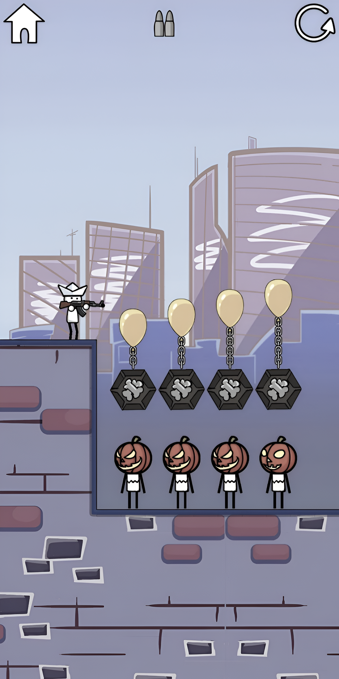 اسکرین شات 3 بازی Bullet kills ricochet games
