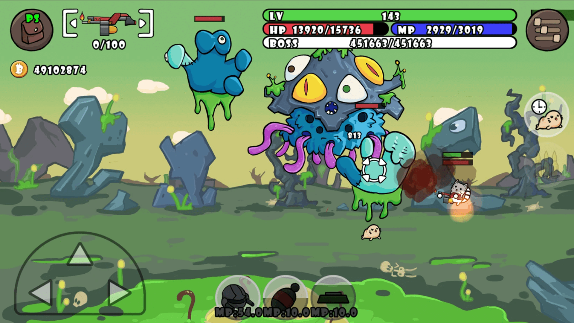 اسکرین شات 8 بازی Cat shoot war: offline games