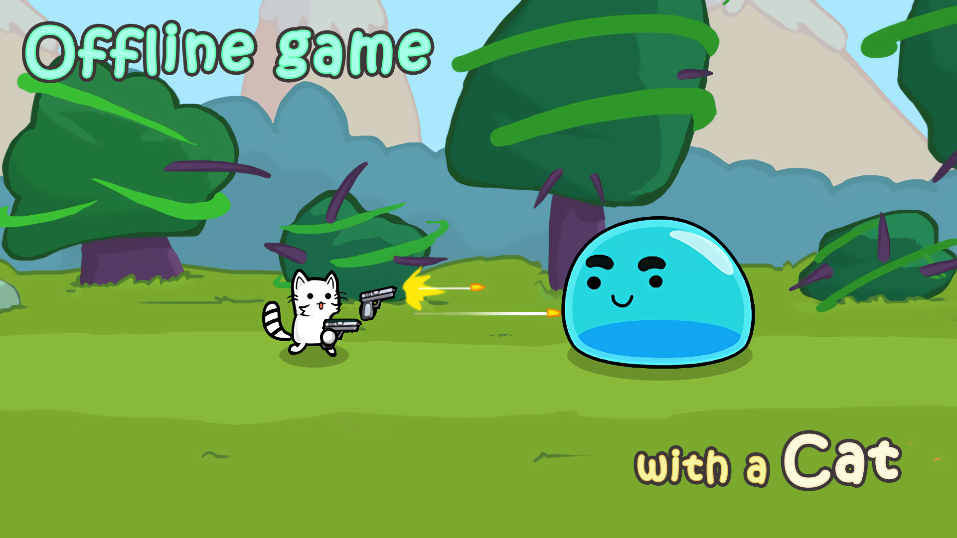 اسکرین شات 2 بازی Cat shoot war: offline games