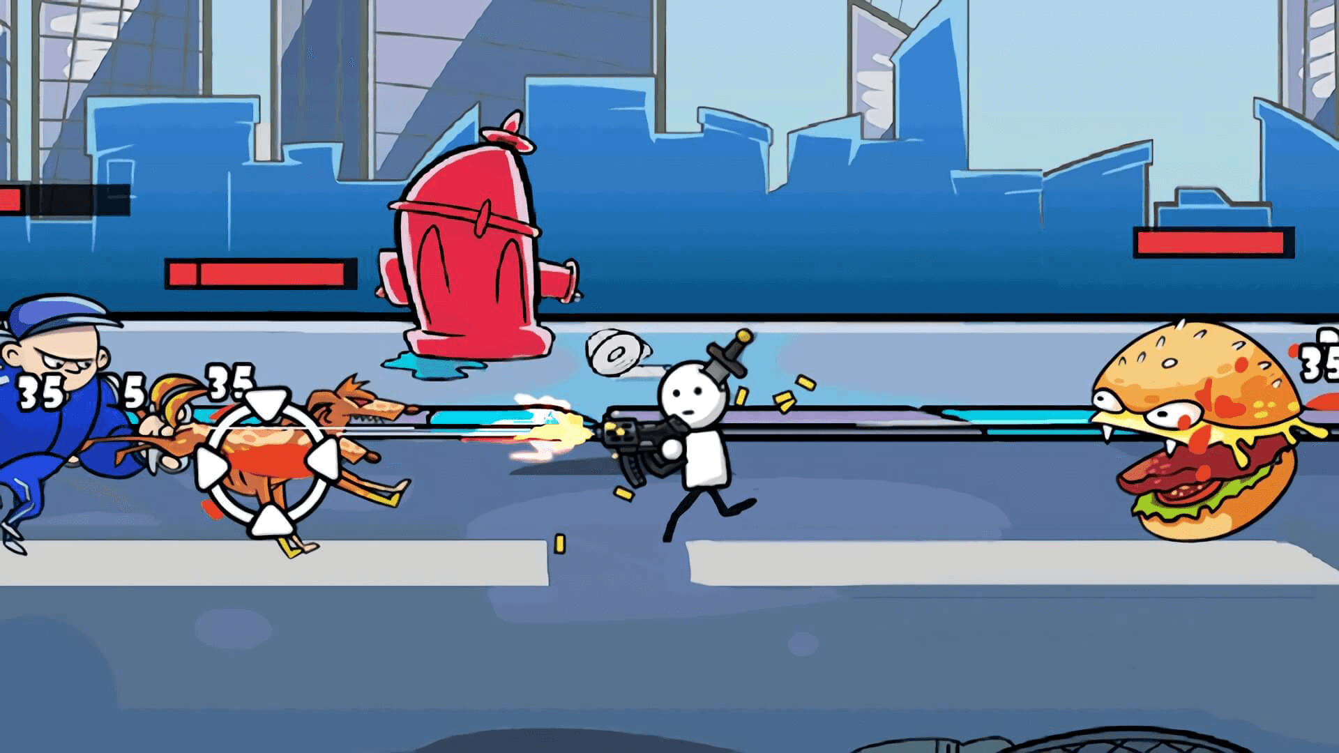 اسکرین شات 2 بازی One Gun Stickman 2 offline rpg