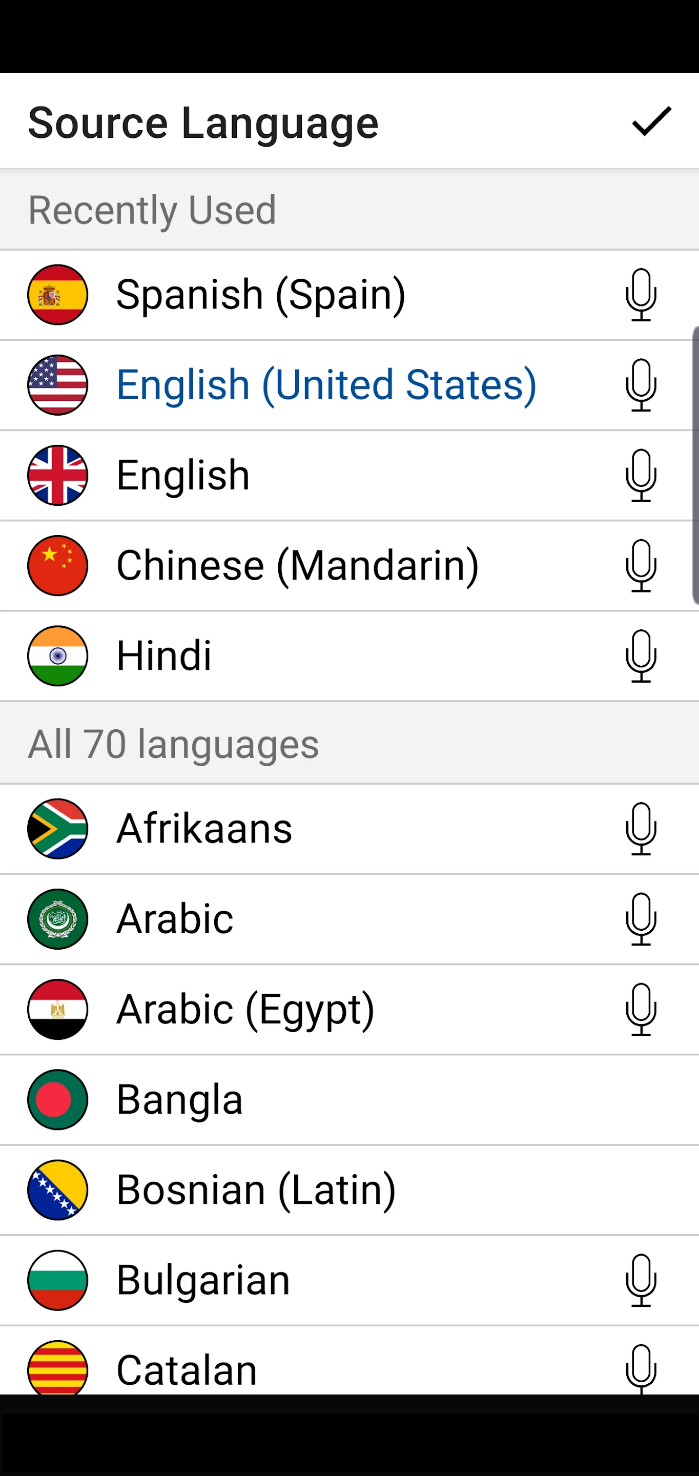 اسکرین شات 4 برنامه Instant Voice Translate