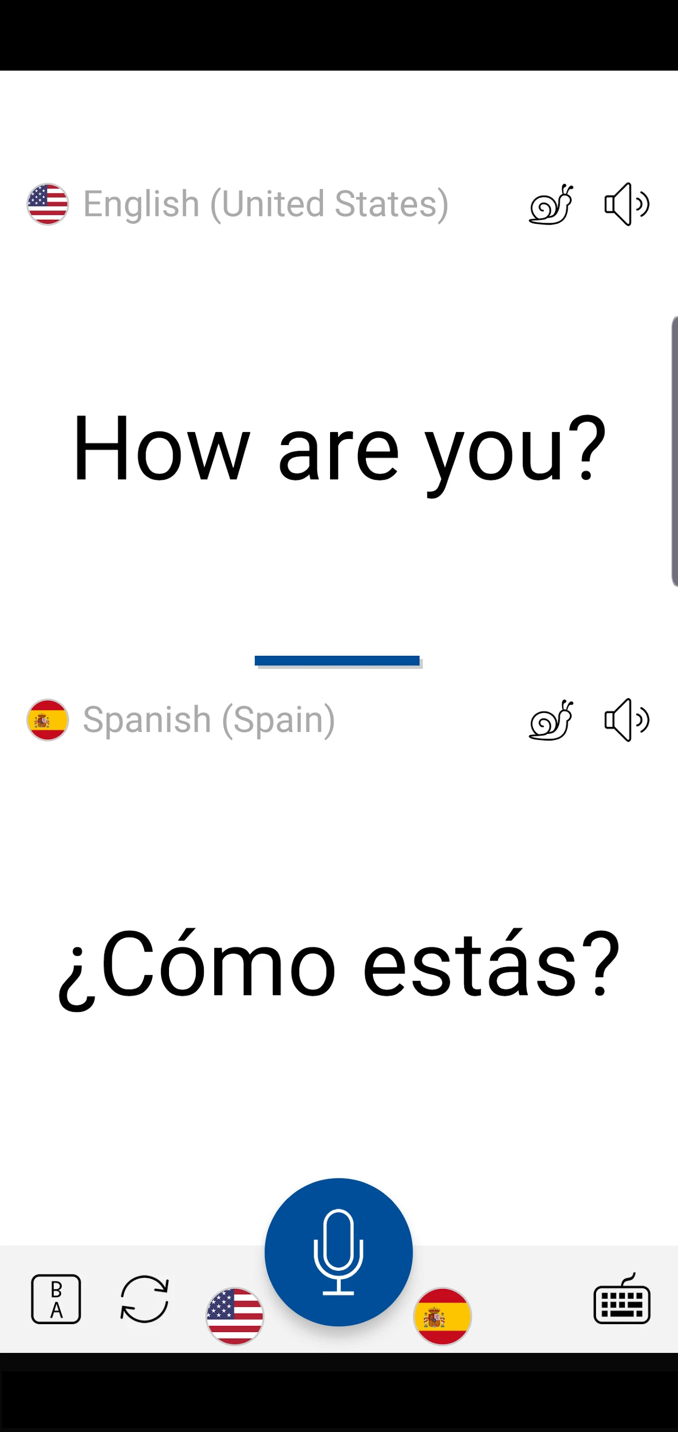 اسکرین شات 2 برنامه Instant Voice Translate