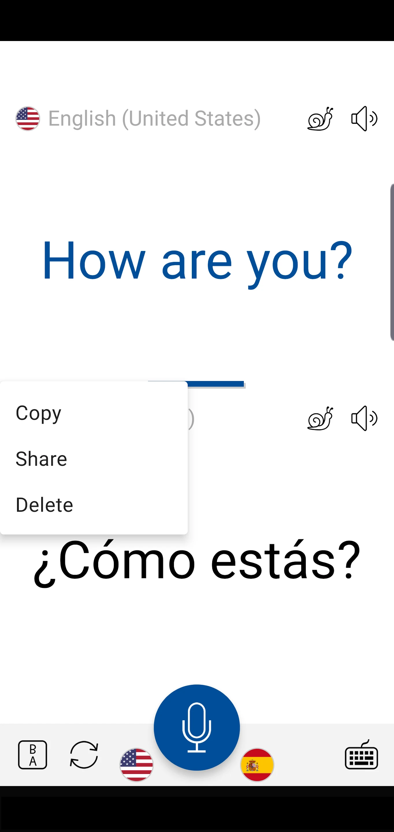 اسکرین شات 5 برنامه Instant Voice Translate