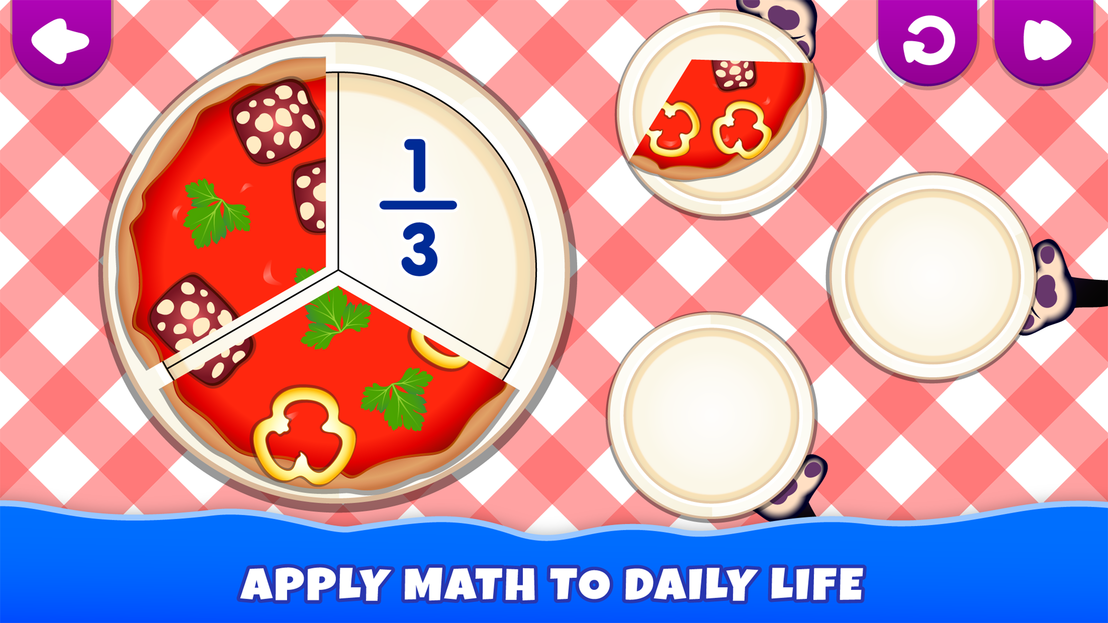 اسکرین شات 5 برنامه Funny food! Kids academy!