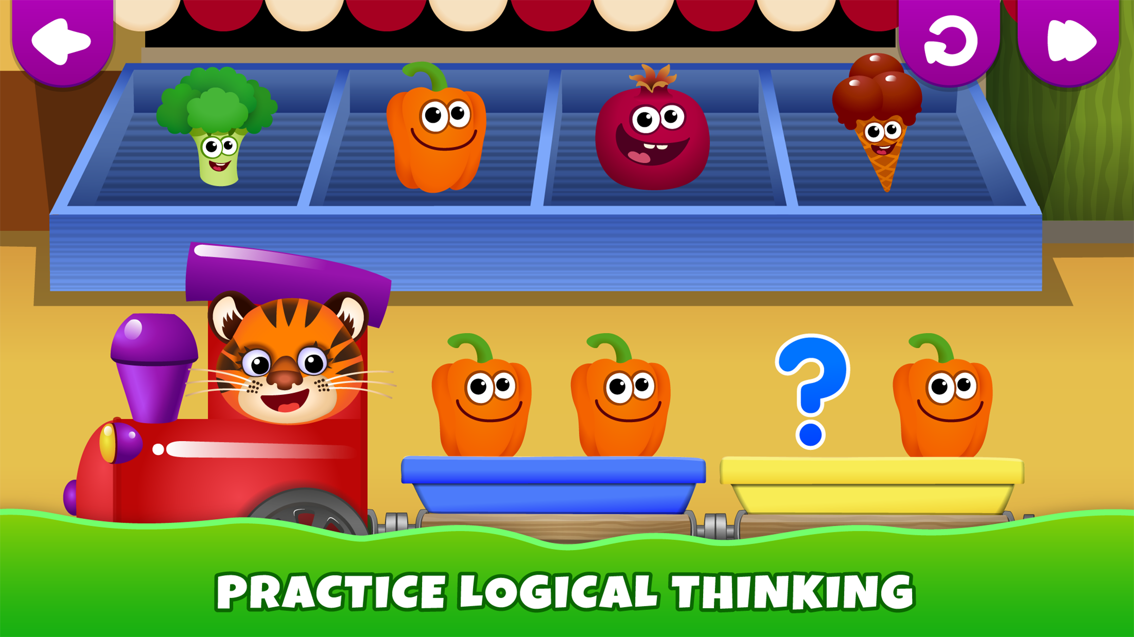 اسکرین شات 7 برنامه Funny Food Academy! Kids game!