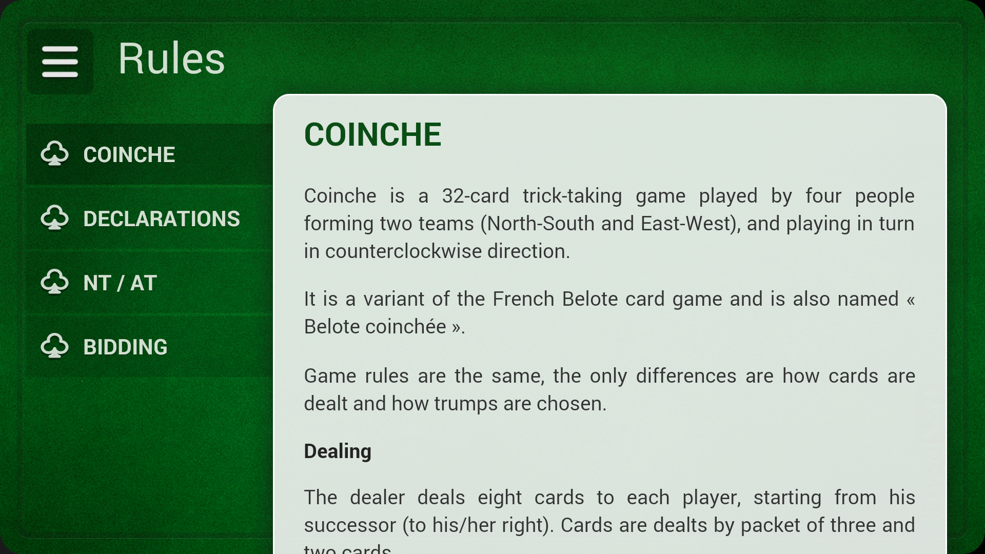 اسکرین شات 8 بازی French Coinche