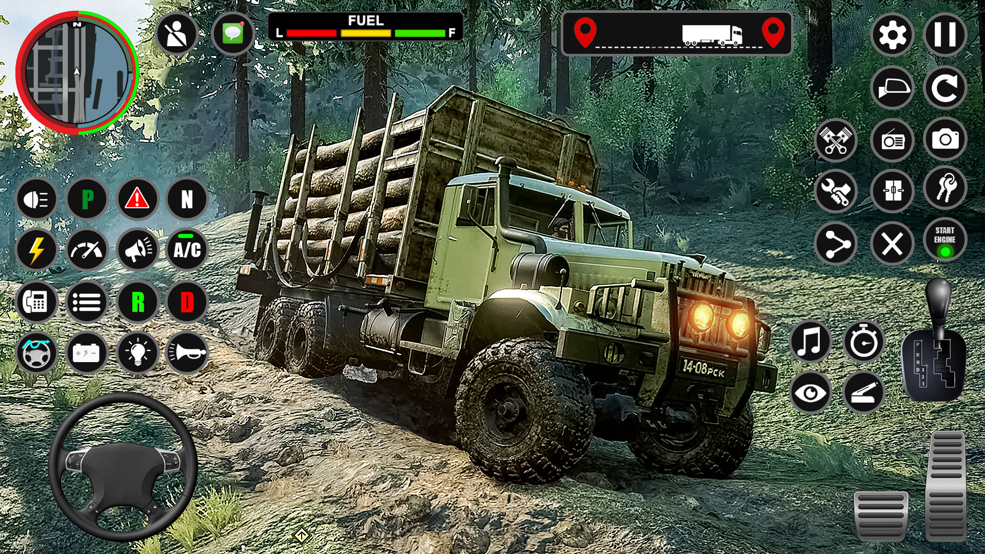 اسکرین شات 1 بازی 4x4 Truck driving offroad 2023