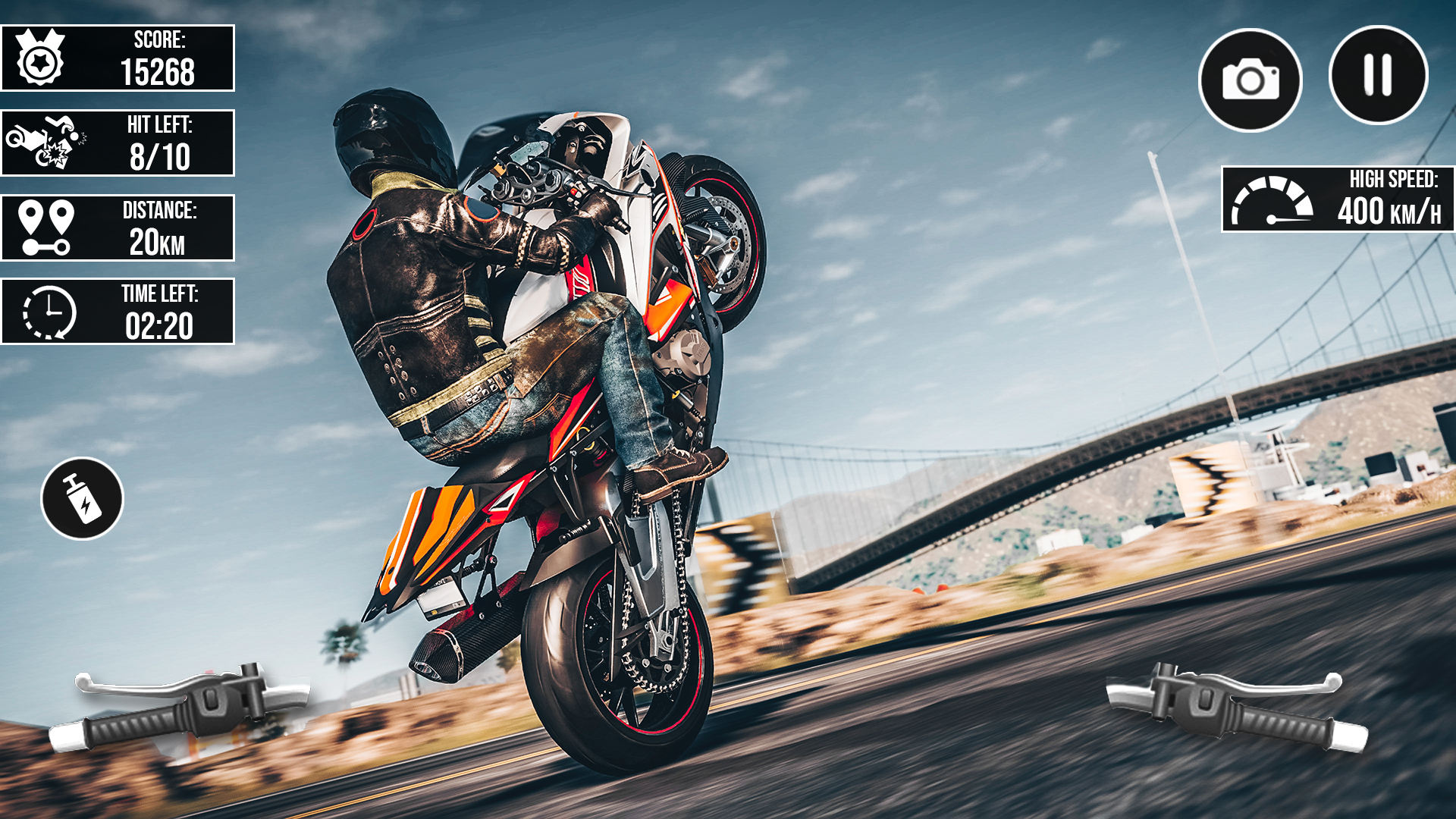 اسکرین شات 4 بازی Bike Racing Motor Bike Tour 3D