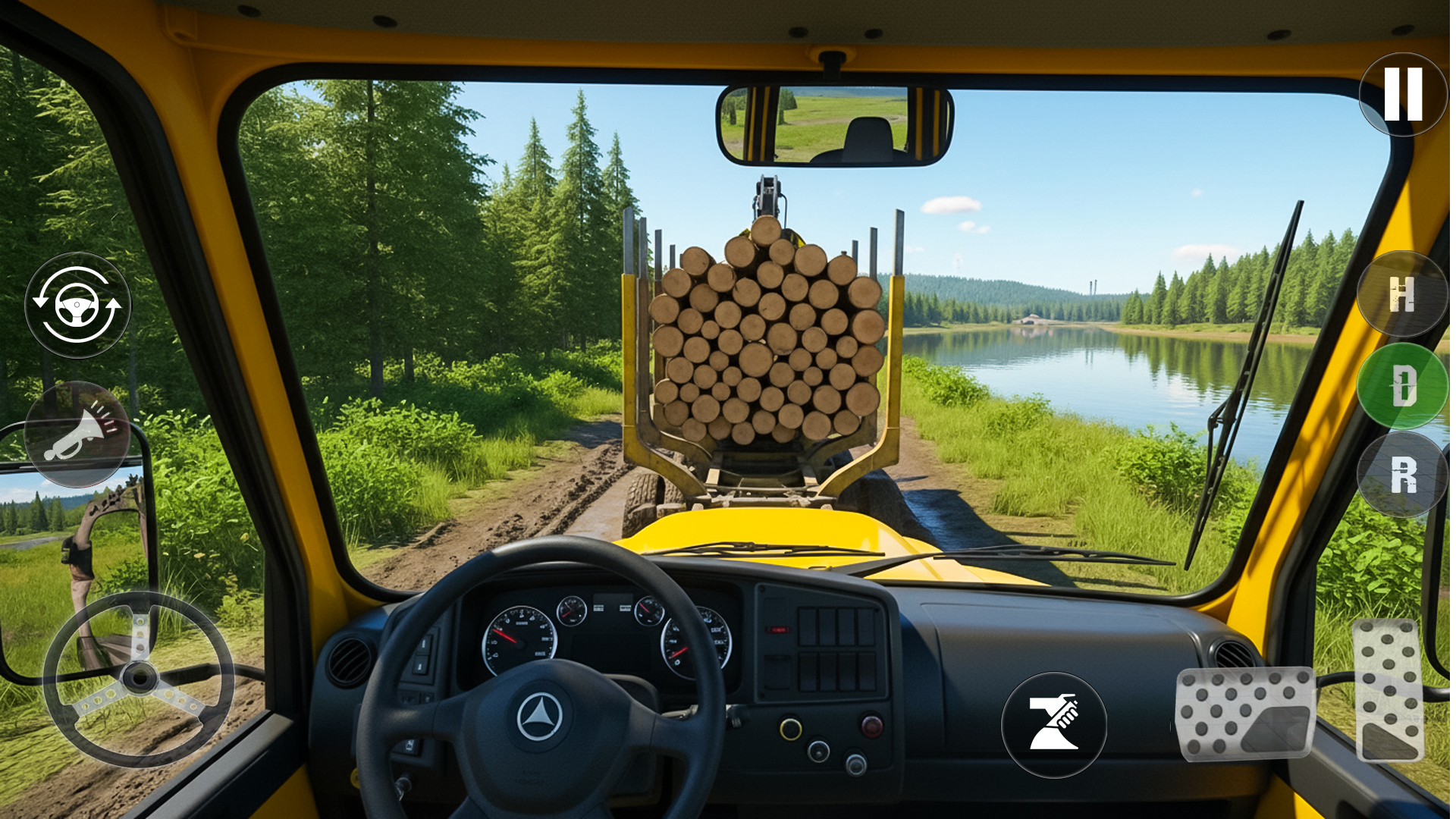 اسکرین شات 4 بازی Offroad Mud Truck Driving Game