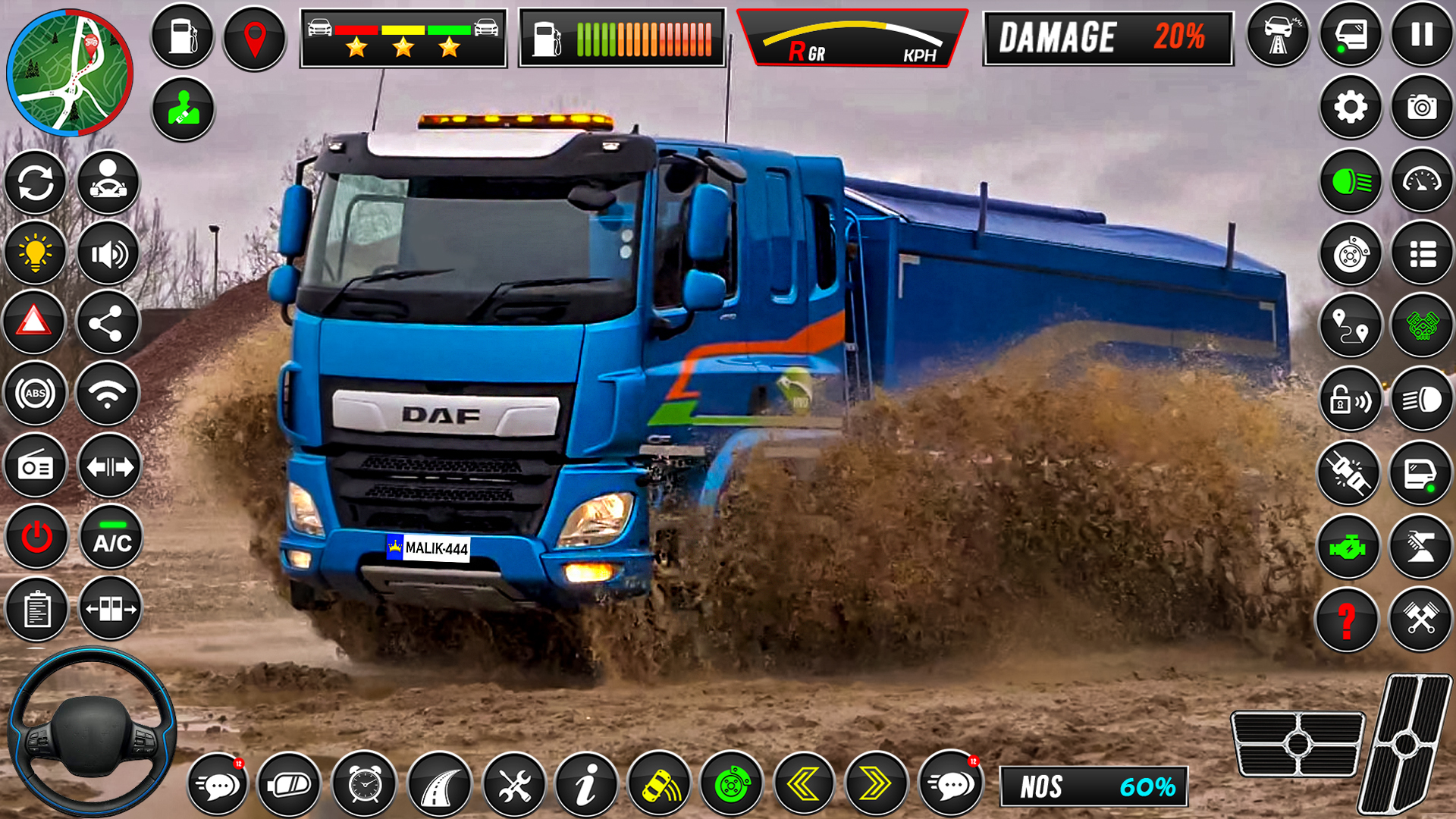 اسکرین شات 3 بازی Offroad Mud Truck Driving Game