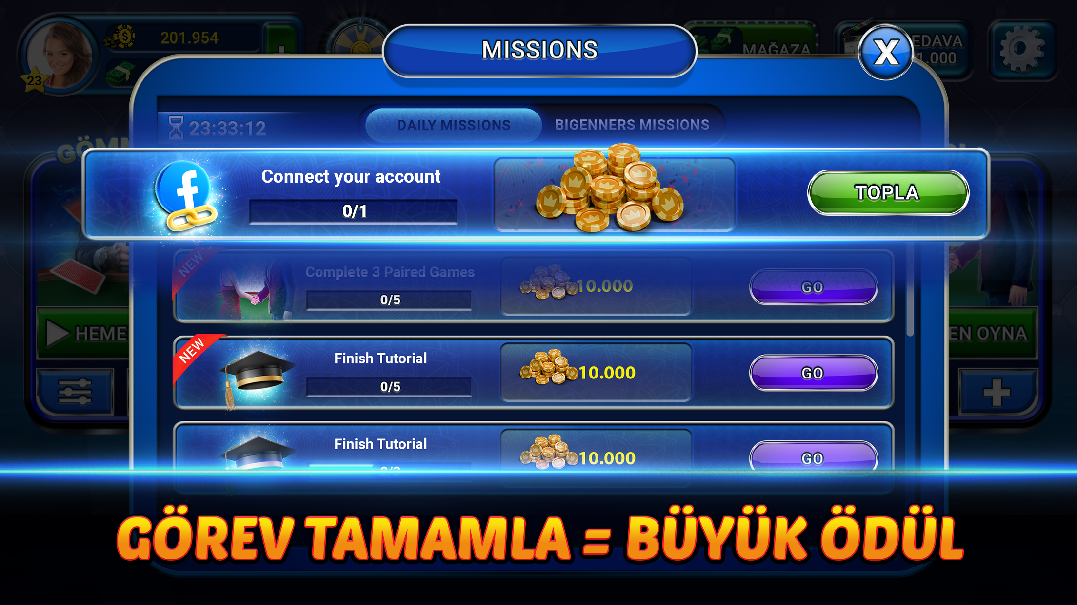 اسکرین شات 5 بازی Batak Club - Batak Online