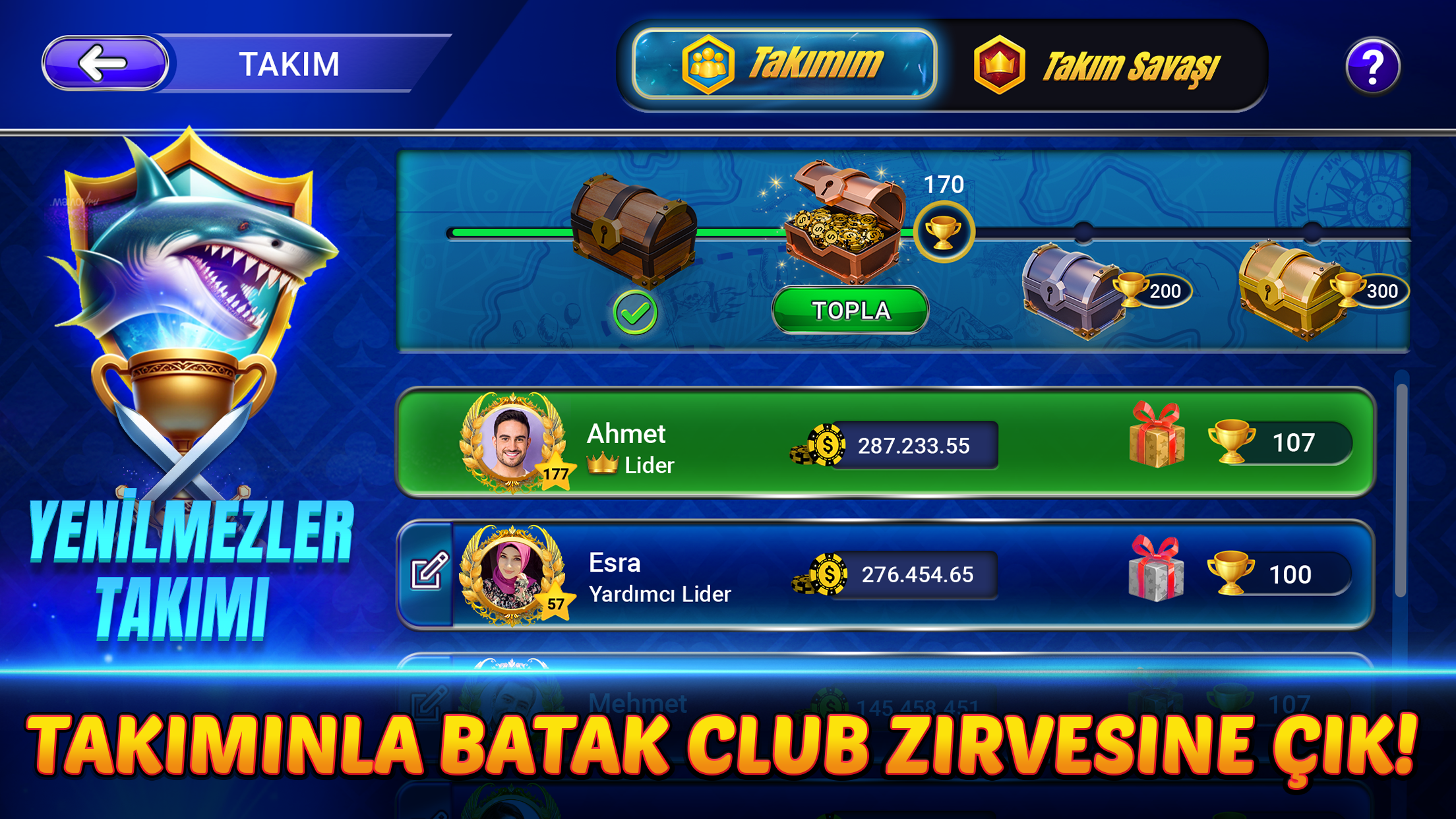 اسکرین شات 4 بازی Batak Online - Batak Club