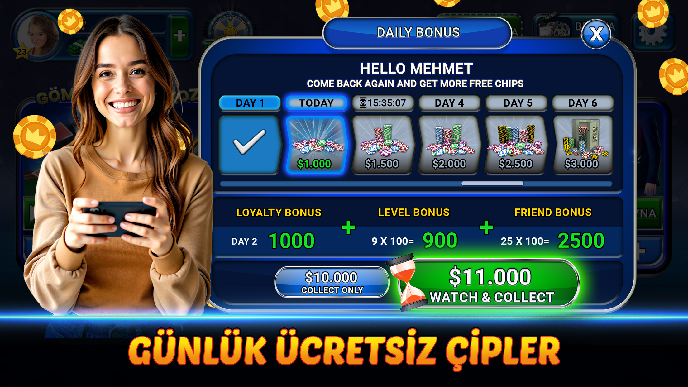 اسکرین شات 8 بازی Batak Club - Batak Online