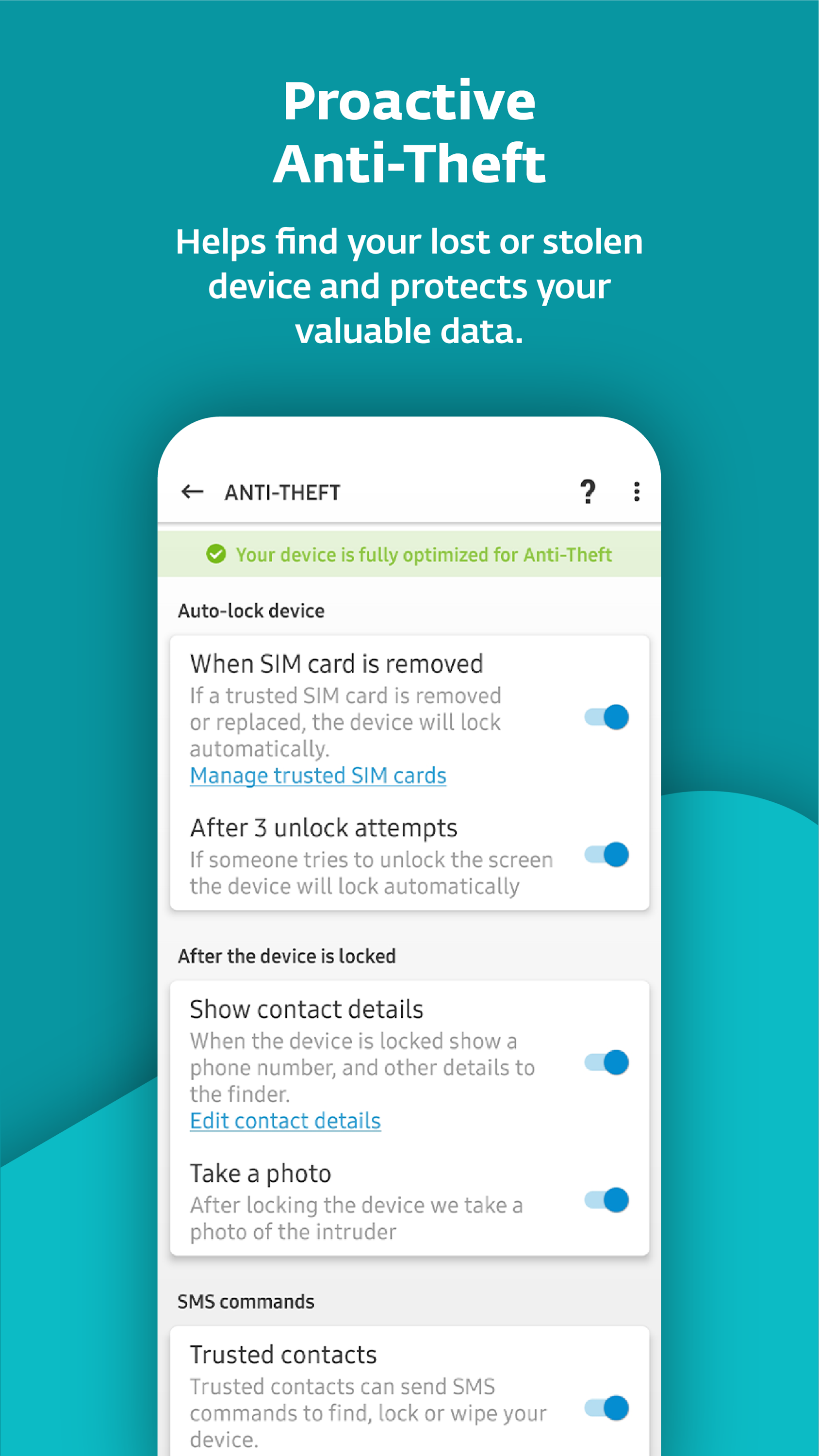 اسکرین شات 6 برنامه ESET Mobile Security Telekom