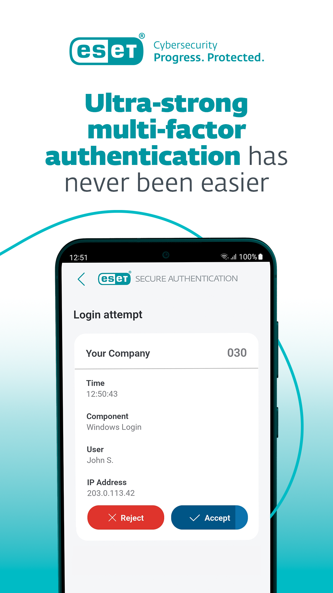 اسکرین شات 1 برنامه ESET Secure Authentication