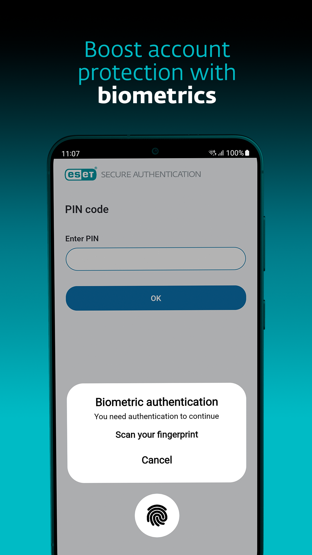 اسکرین شات 6 برنامه ESET Secure Authentication