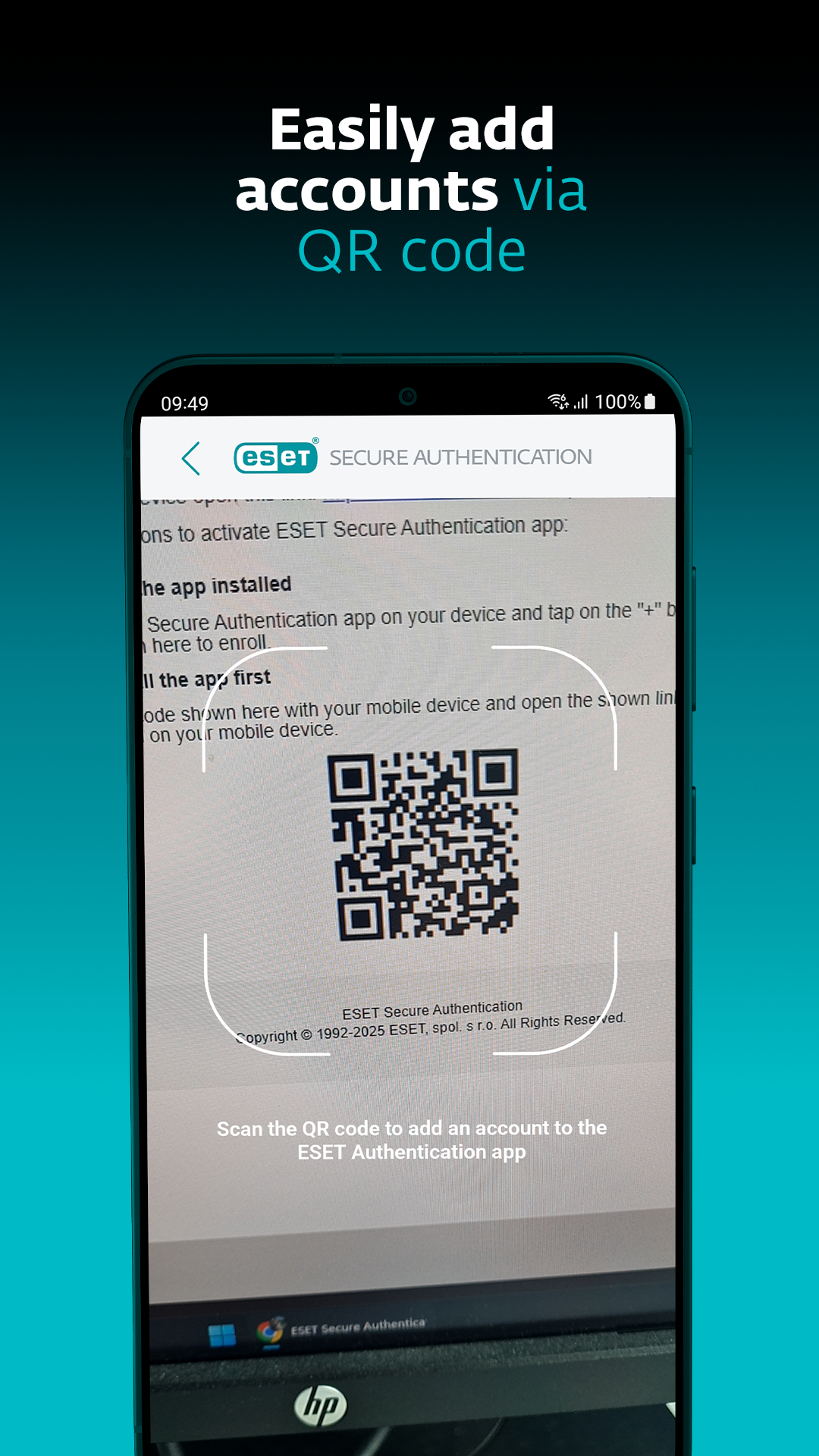 اسکرین شات 3 برنامه ESET Secure Authentication