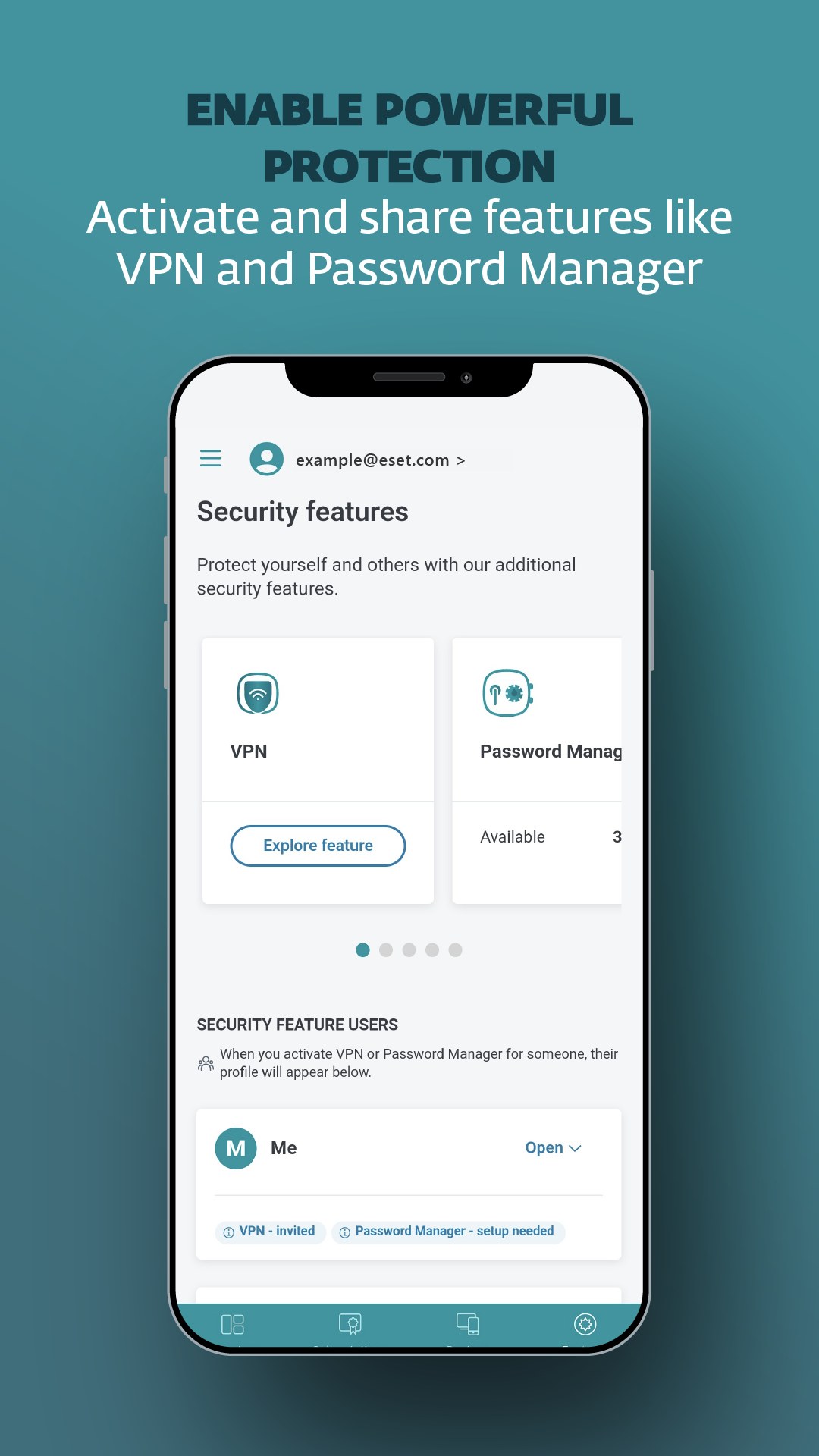 اسکرین شات 7 برنامه ESET HOME