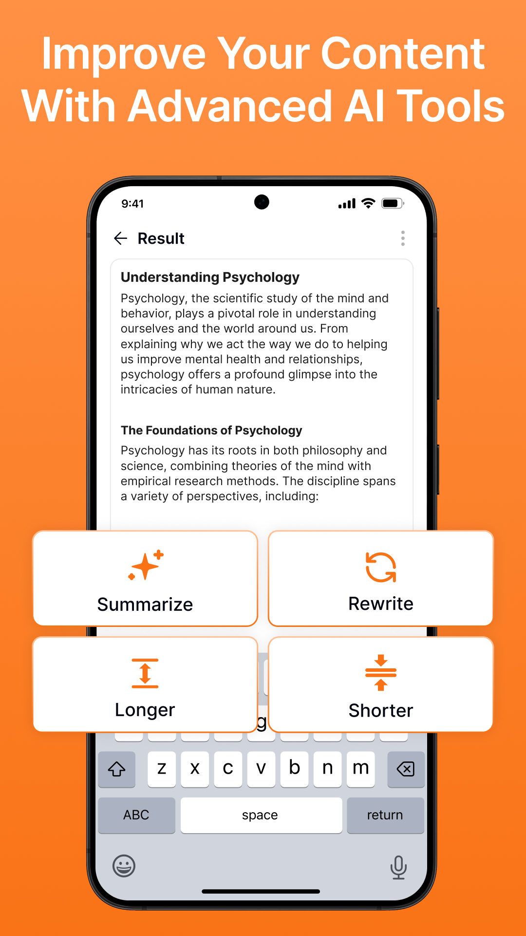 اسکرین شات 5 برنامه Eskritor: AI Writing Assistant