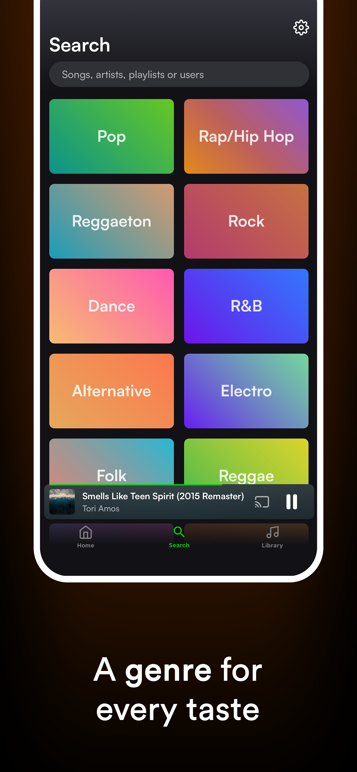 اسکرین شات 5 برنامه eSound: MP3 Music Player App