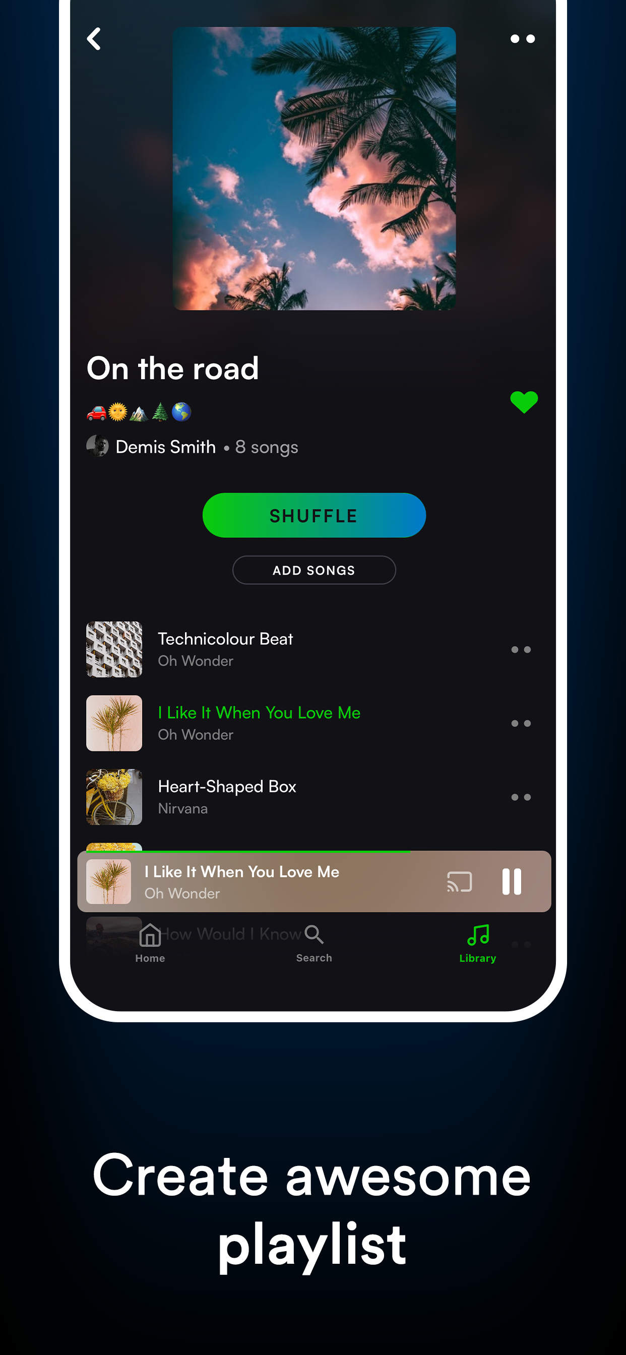 اسکرین شات 3 برنامه eSound: MP3 Music Player App
