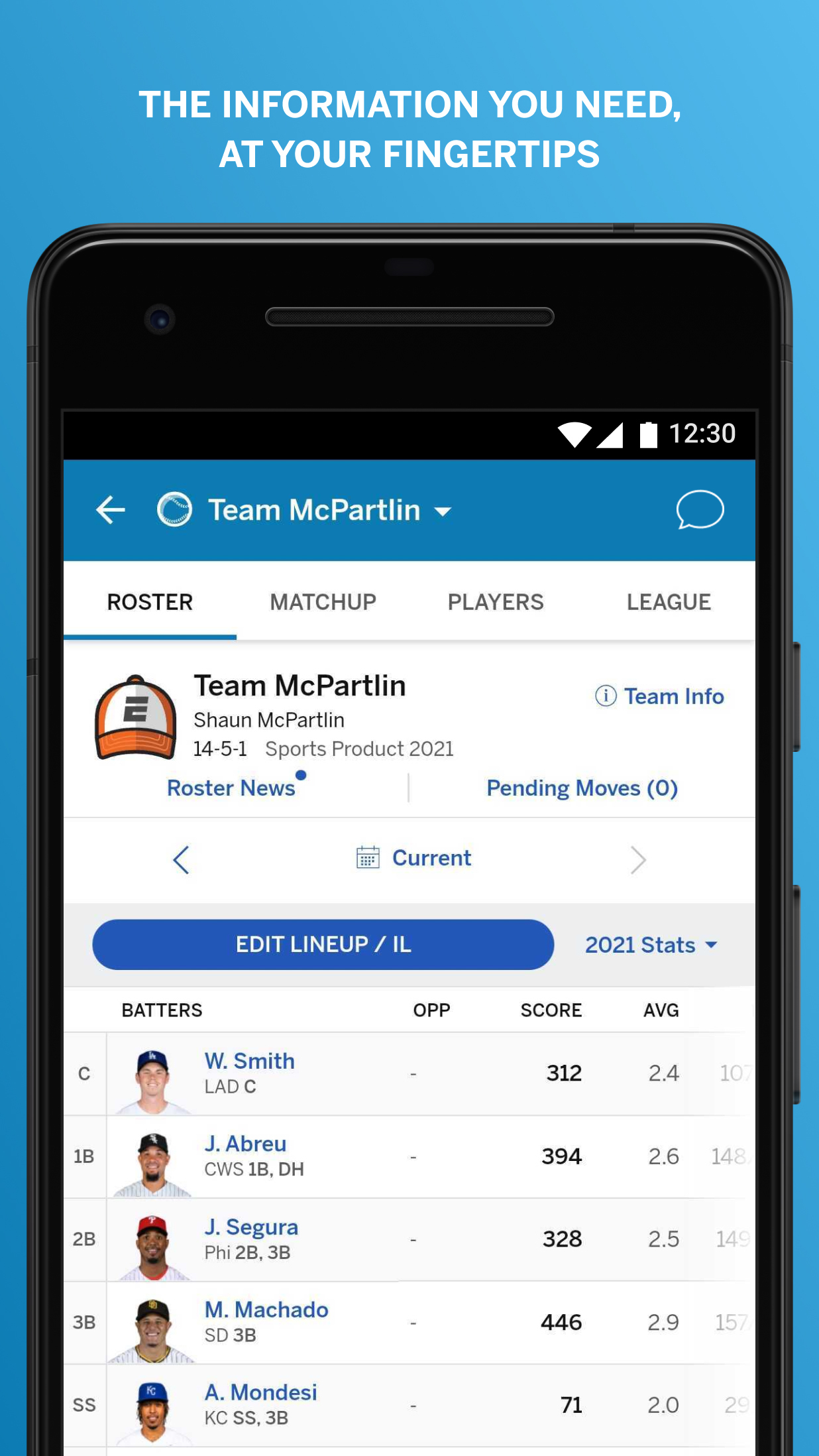 اسکرین شات 4 برنامه ESPN Fantasy Sports