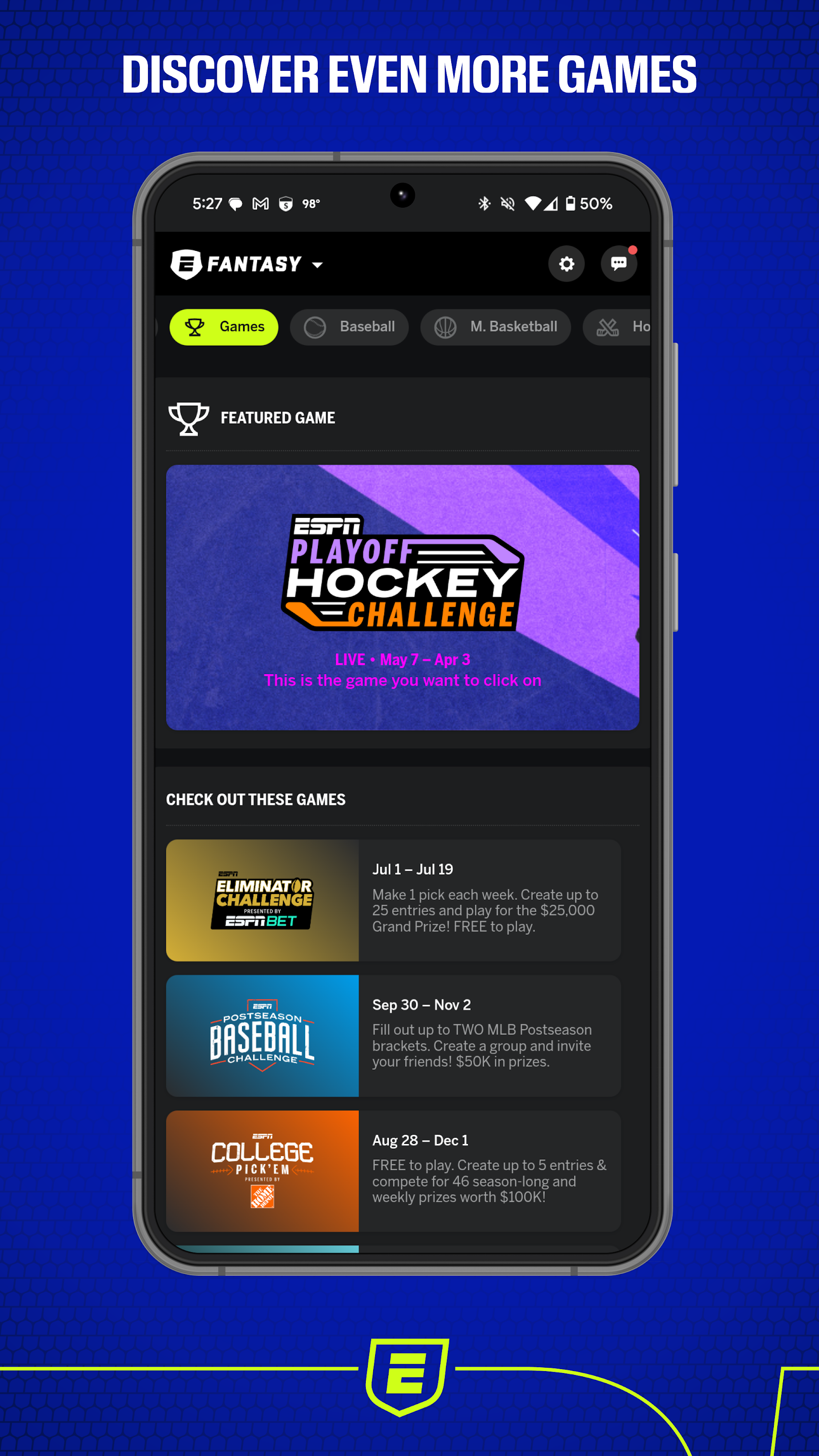 اسکرین شات 2 برنامه ESPN Fantasy Sports