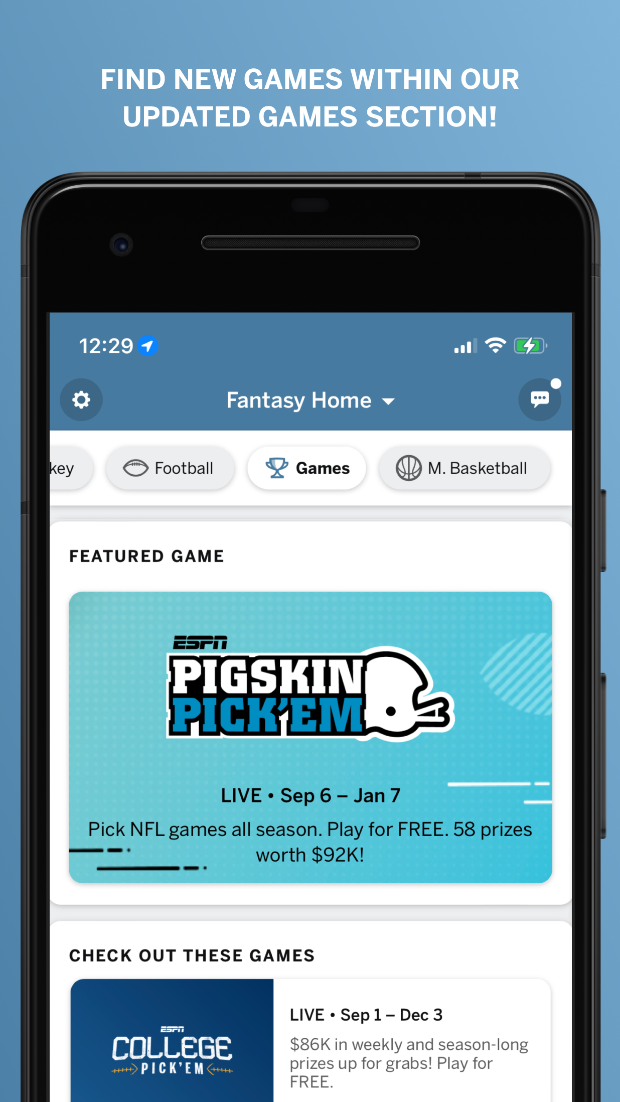 اسکرین شات 8 برنامه ESPN Fantasy Sports