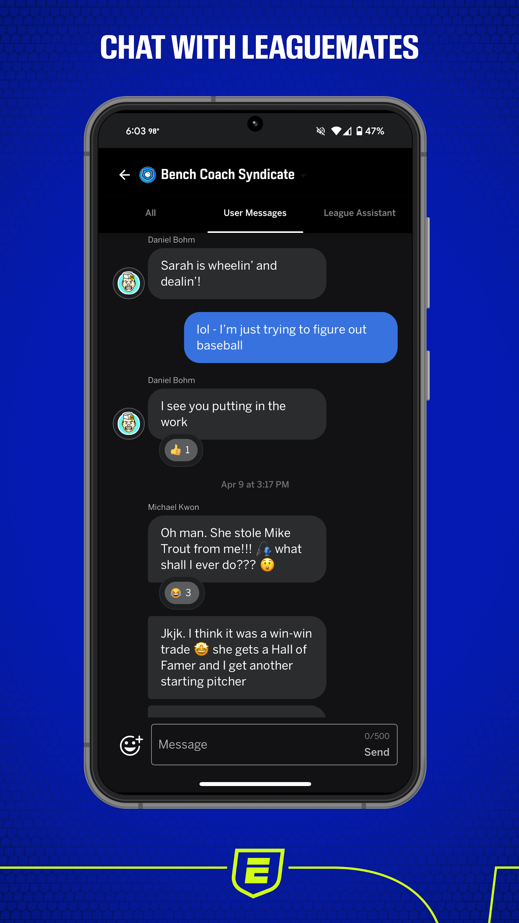 اسکرین شات 8 برنامه ESPN Fantasy Sports