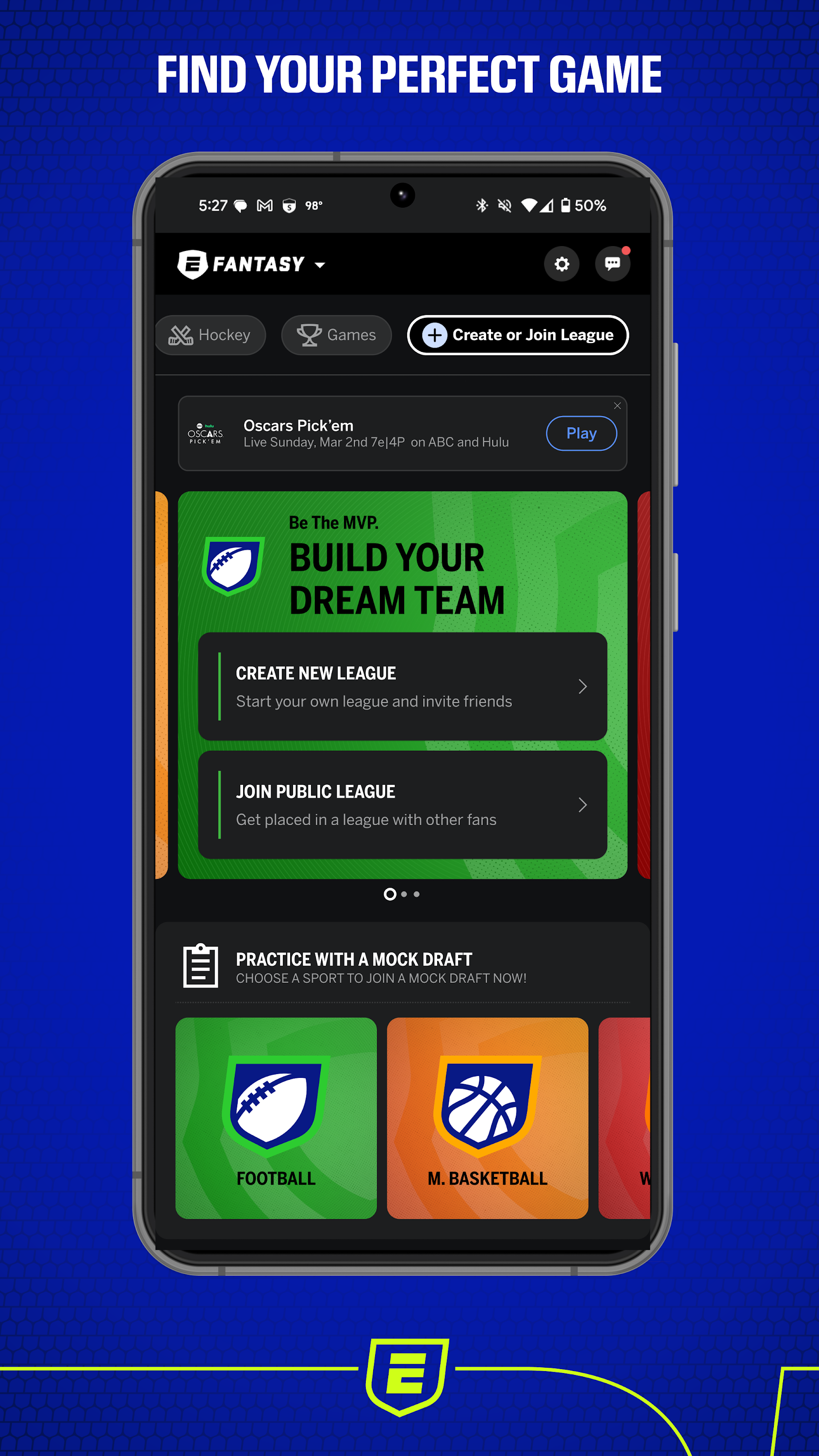 اسکرین شات 6 برنامه ESPN Fantasy Sports