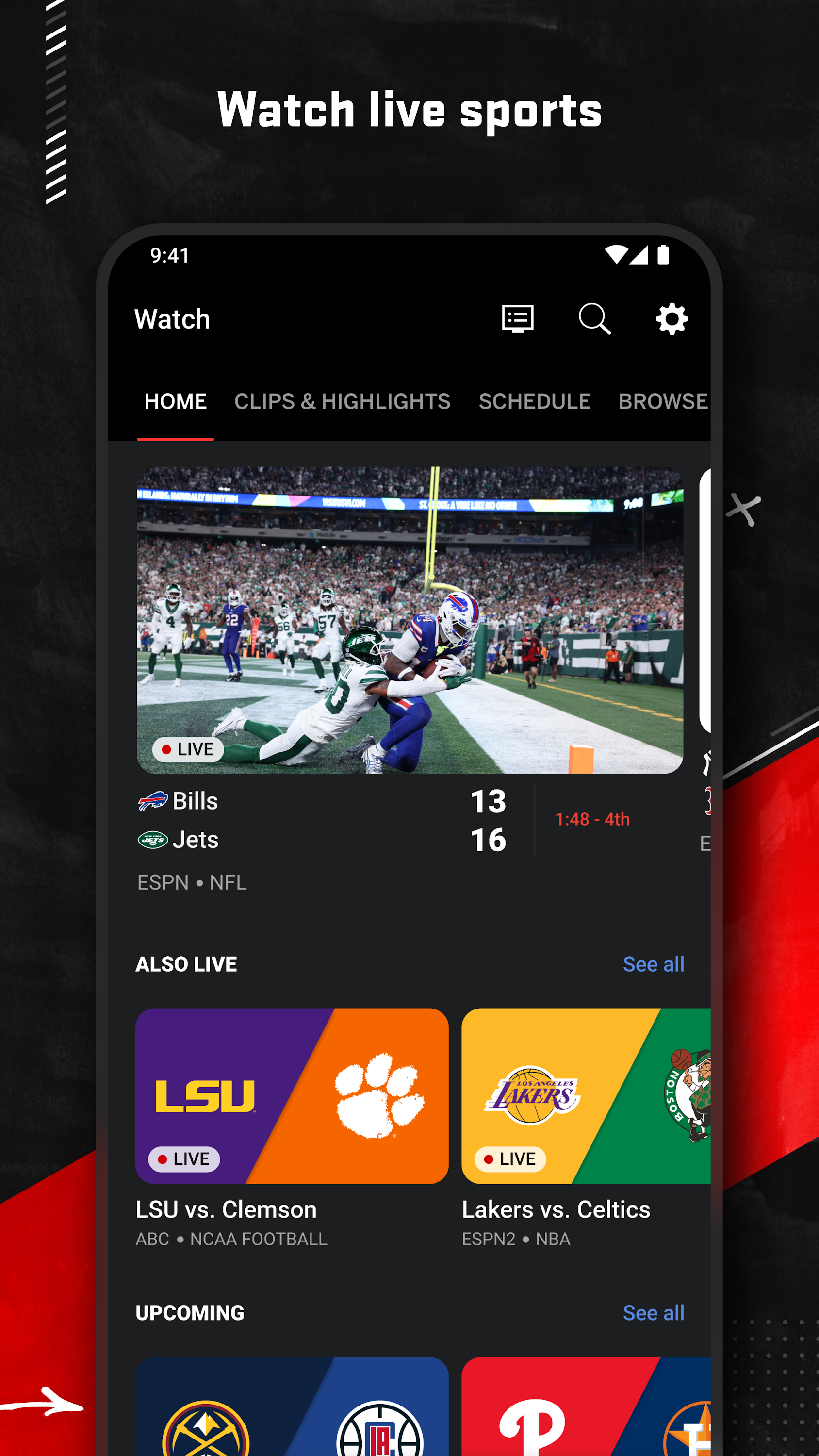اسکرین شات 2 برنامه ESPN