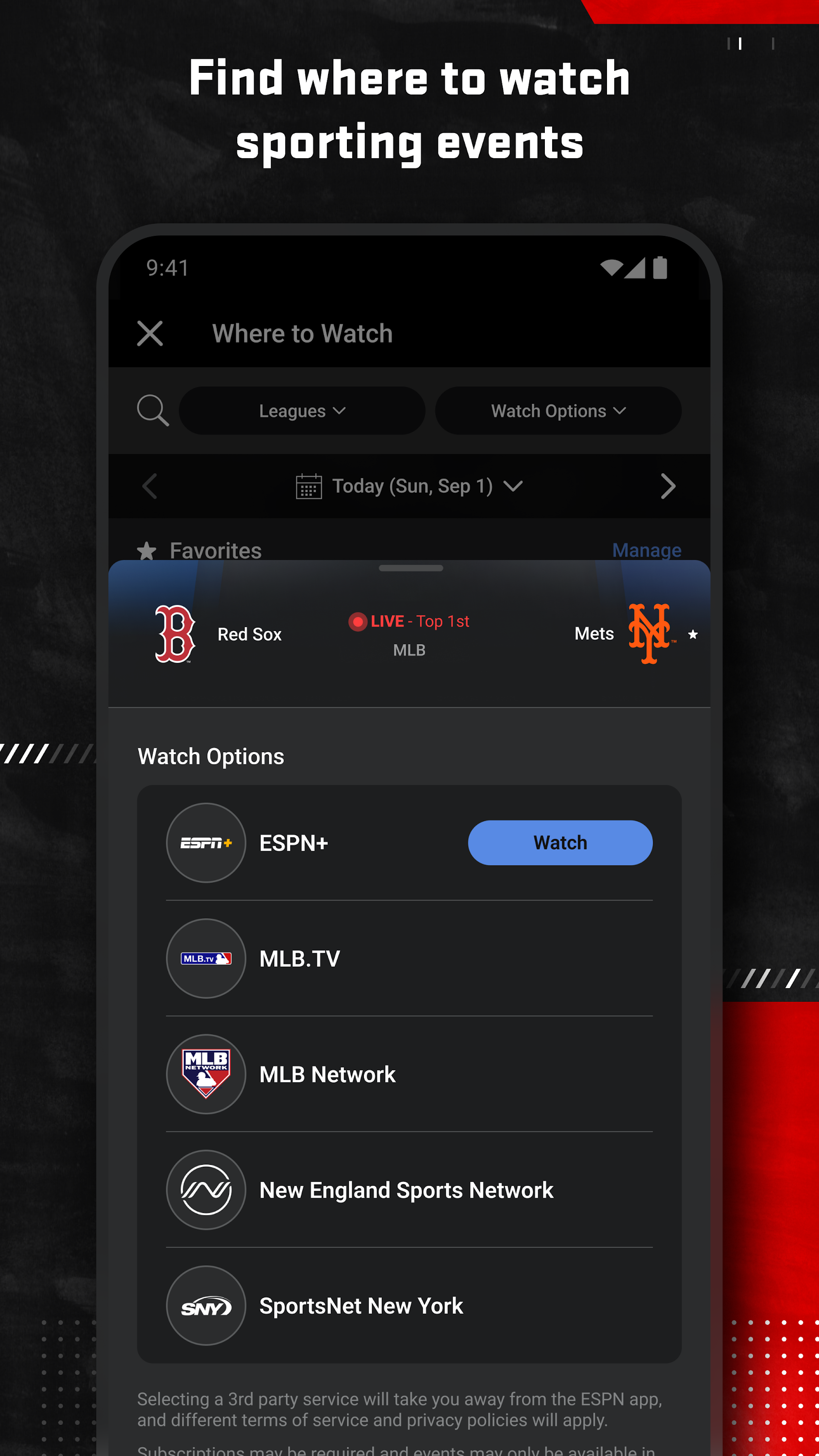 اسکرین شات 5 برنامه ESPN