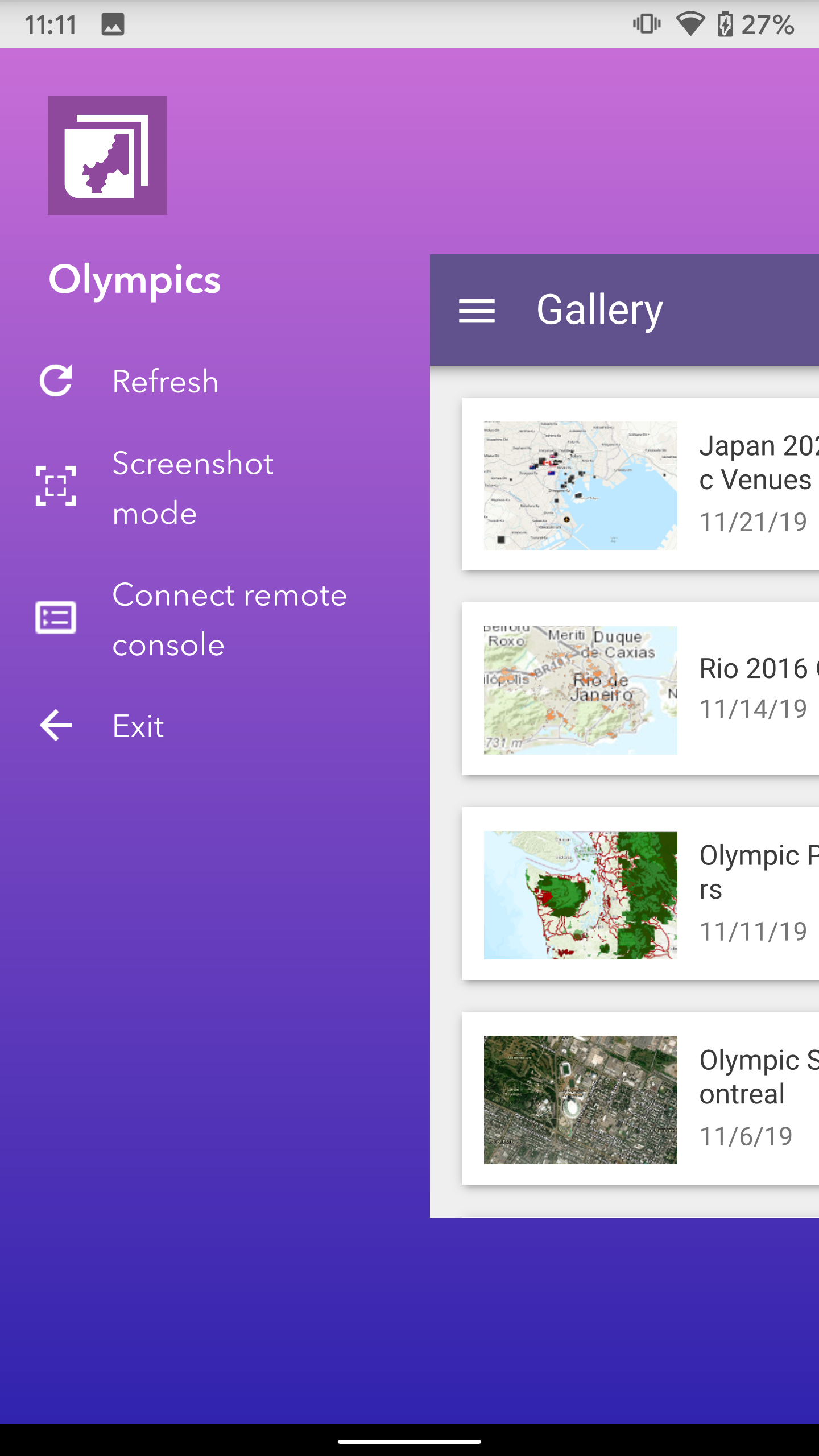 اسکرین شات 2 برنامه ArcGIS AppStudio Player