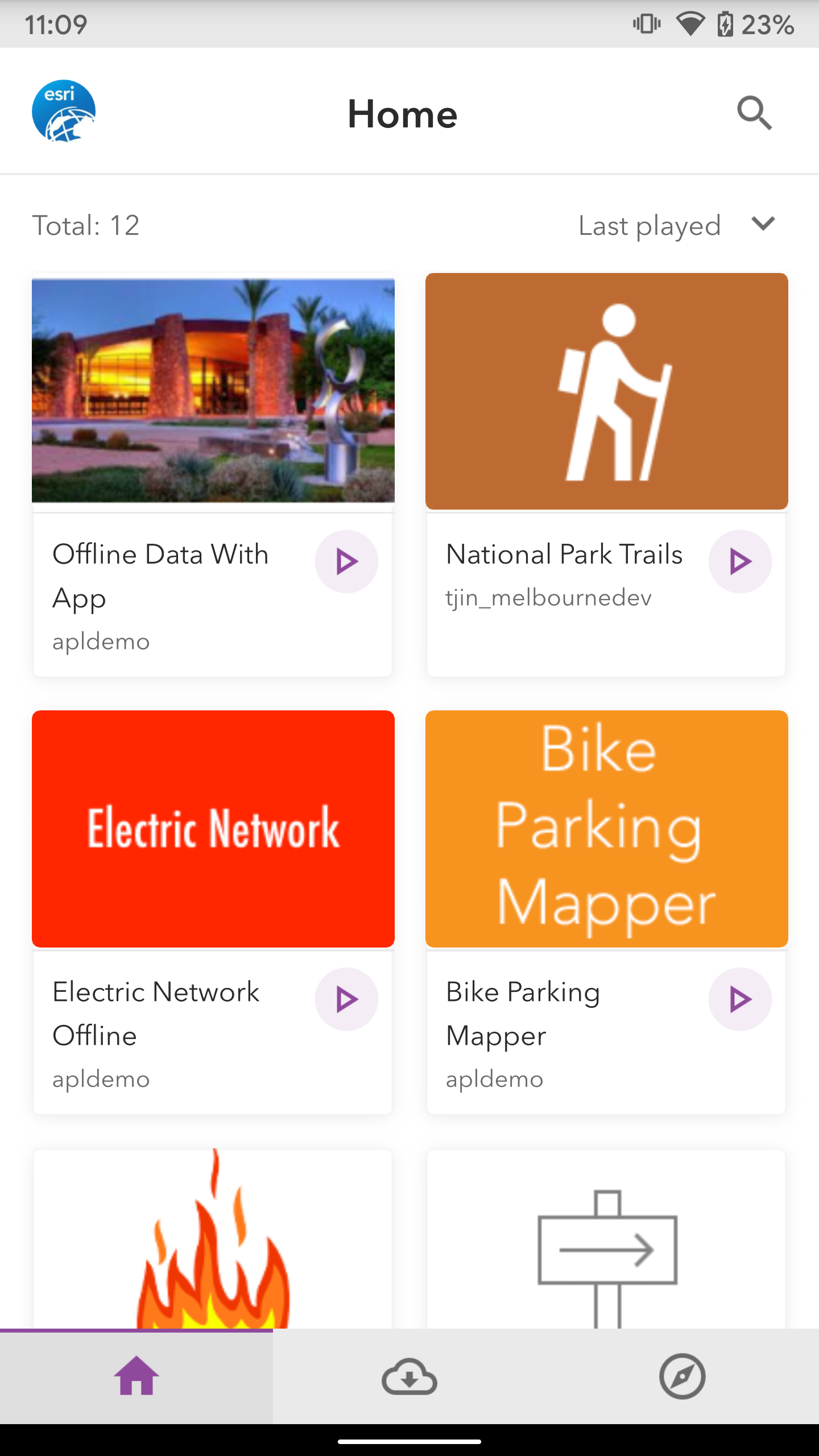 اسکرین شات 1 برنامه ArcGIS AppStudio Player