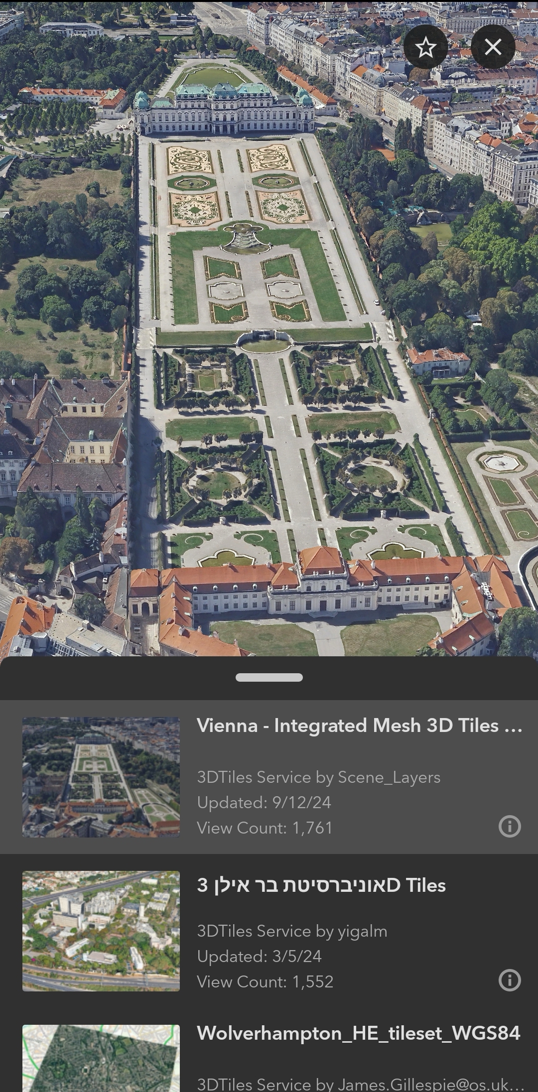 اسکرین شات 1 برنامه ArcGIS Earth