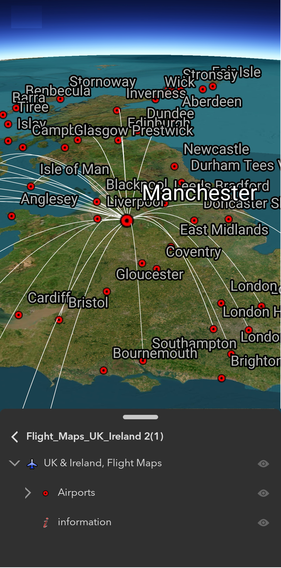 اسکرین شات 3 برنامه ArcGIS Earth