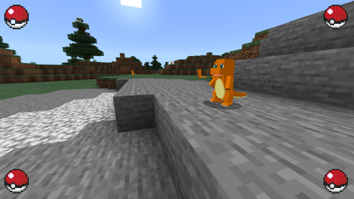 اسکرین شات 1 برنامه Mod Pokecraft for MCPE