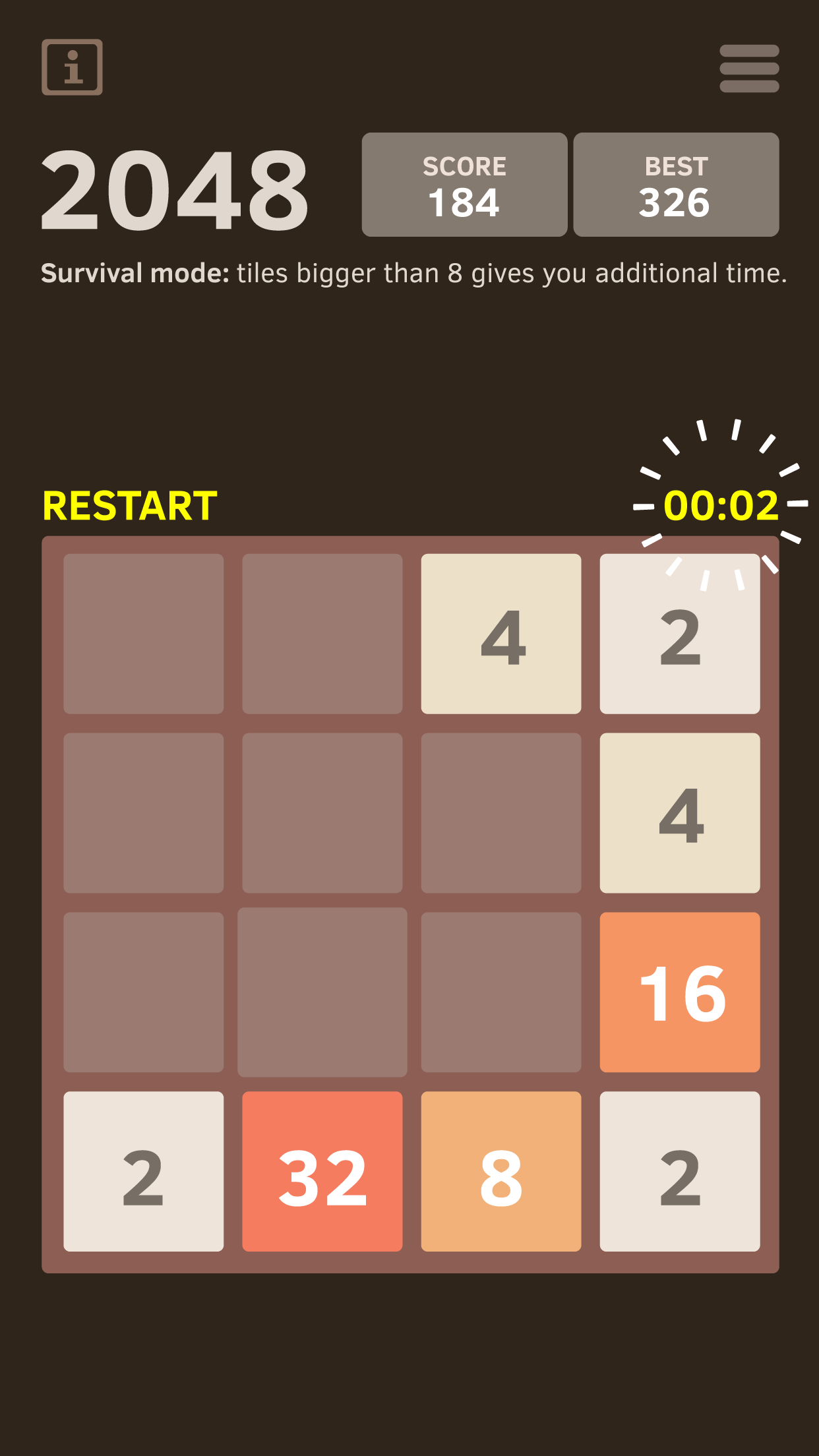 اسکرین شات 7 بازی 2048 Number puzzle game
