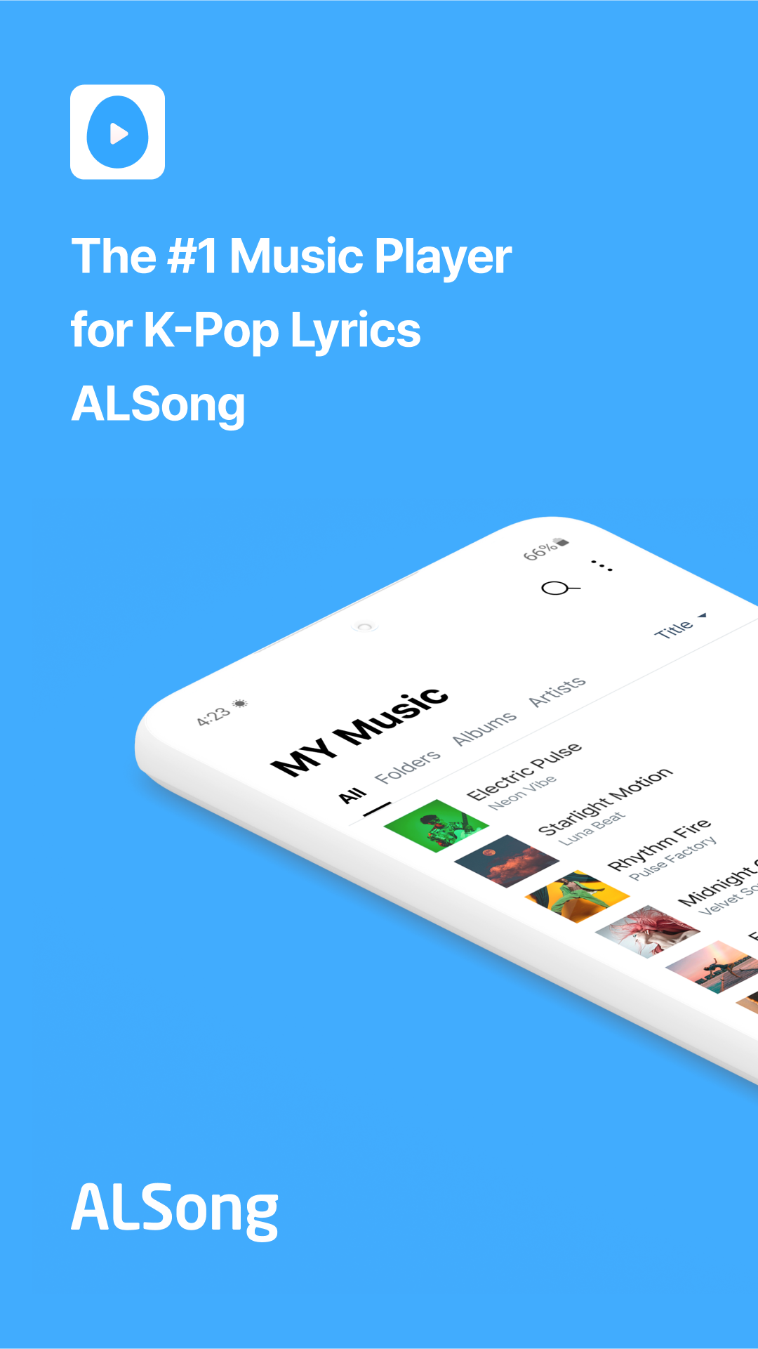 اسکرین شات 1 برنامه ALSong - Music Player & Lyrics