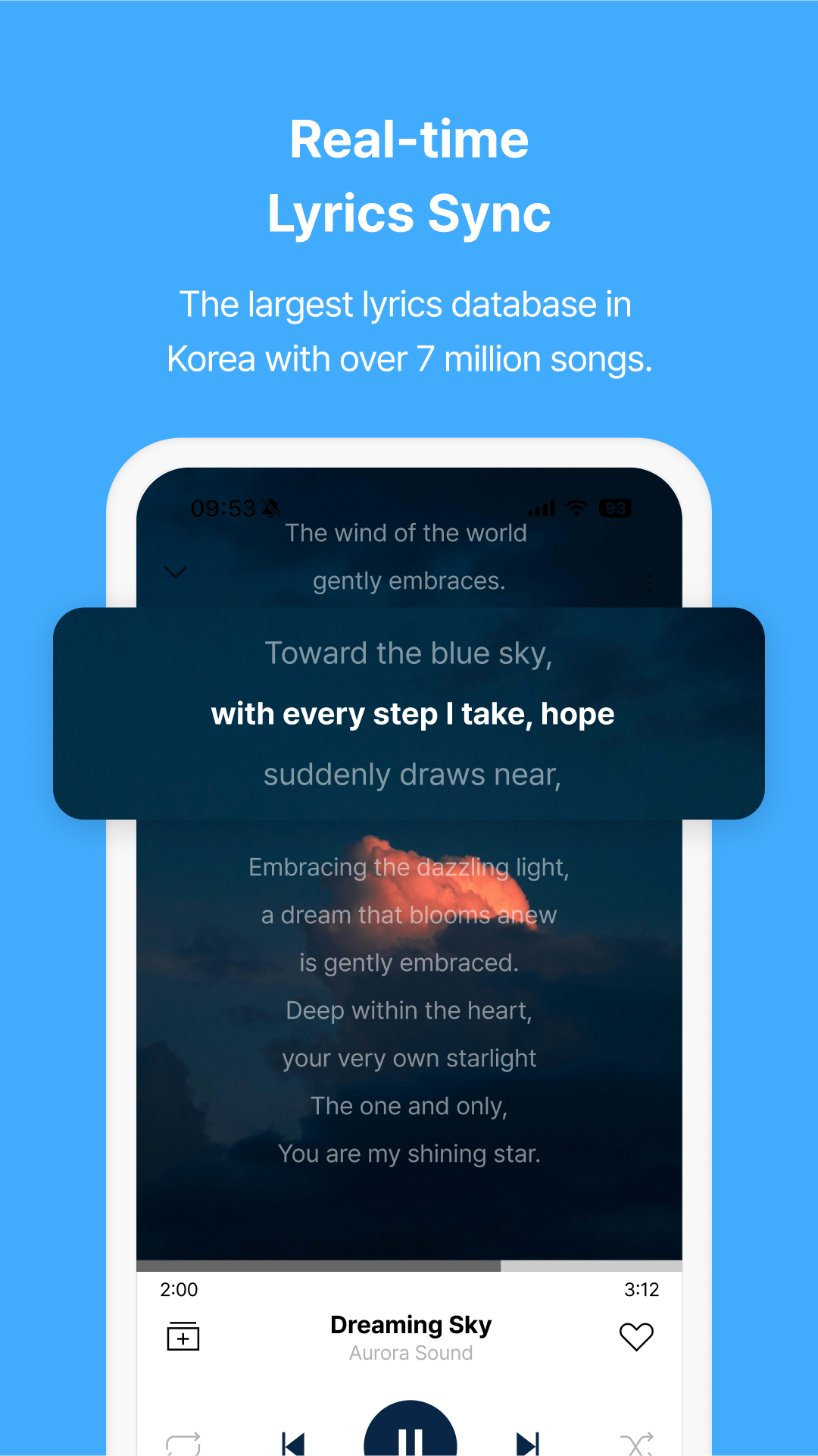 اسکرین شات 3 برنامه ALSong - Music Player & Lyrics