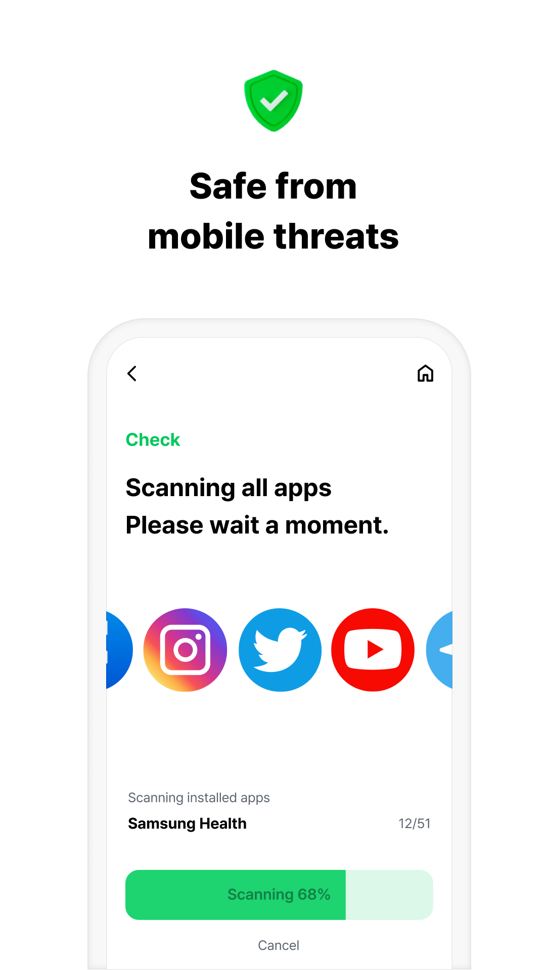 اسکرین شات 1 برنامه Dr.Capsule – Mobile Security