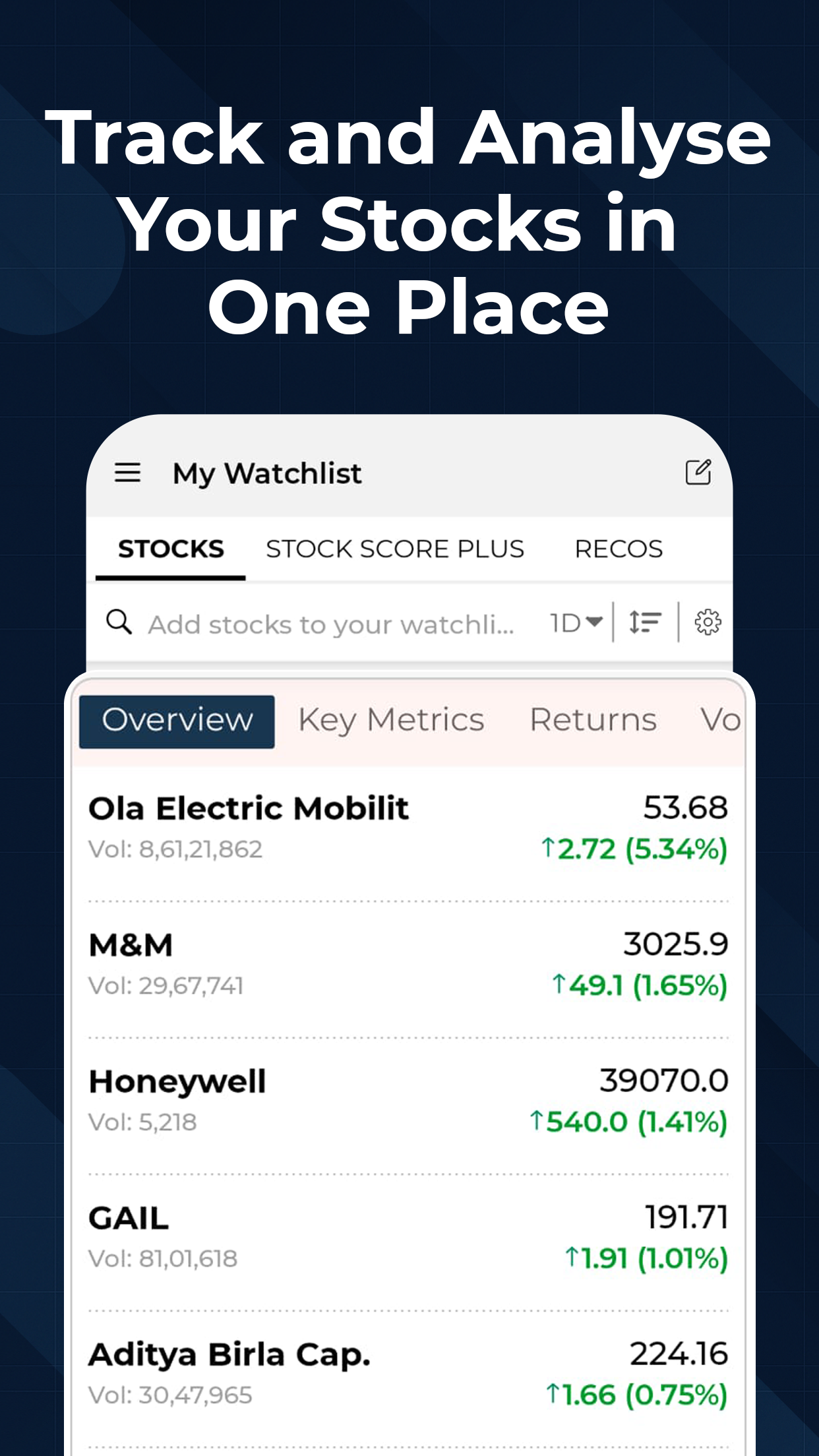 اسکرین شات 4 برنامه ET Markets: Stock Tools & News