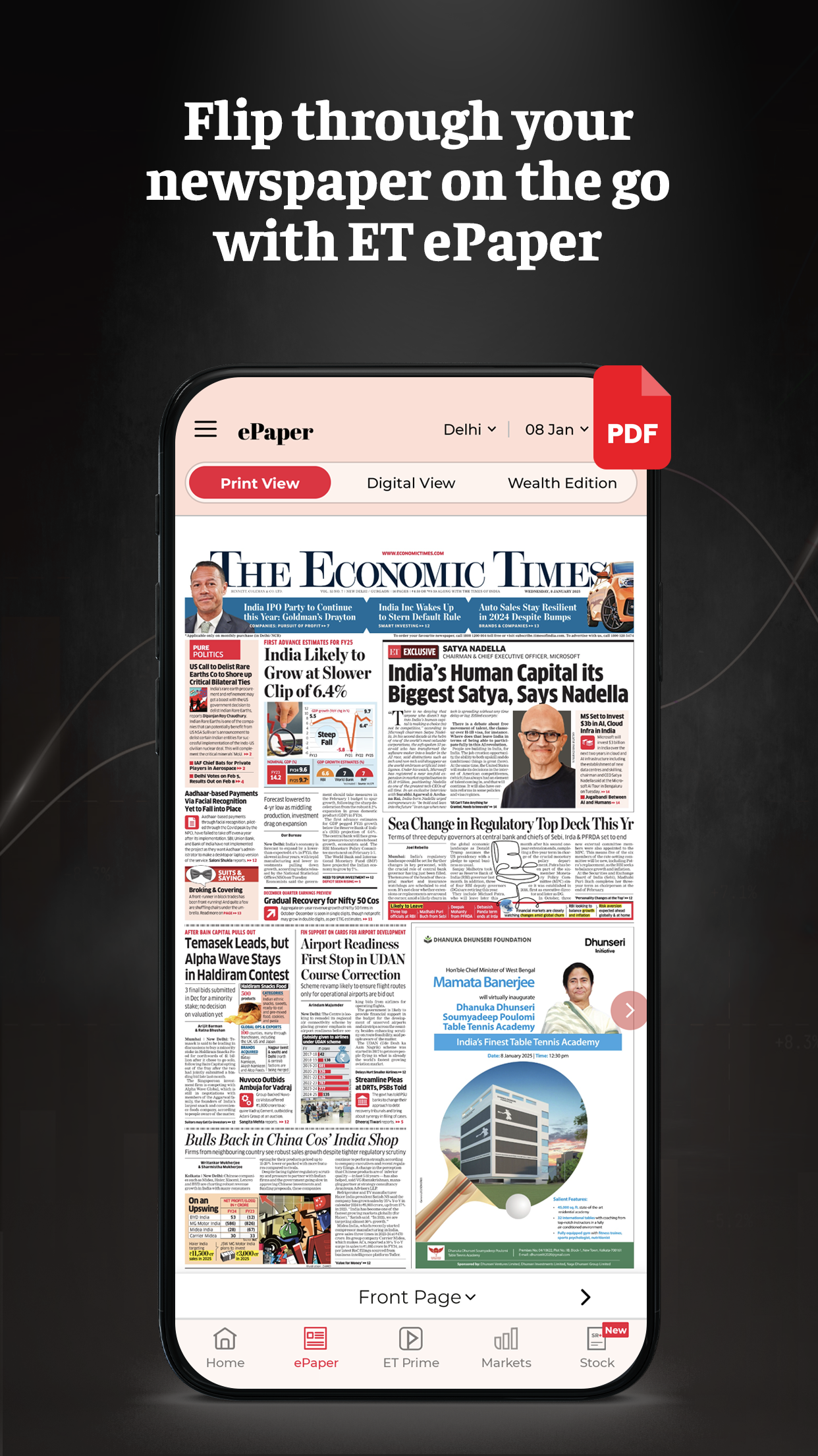اسکرین شات 7 برنامه Economic Times : Business News
