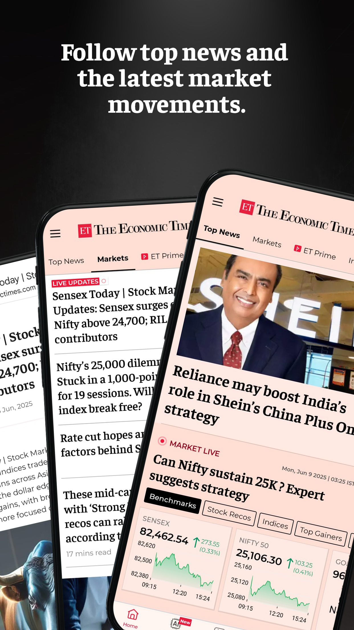 اسکرین شات 2 برنامه Economic Times : Business News